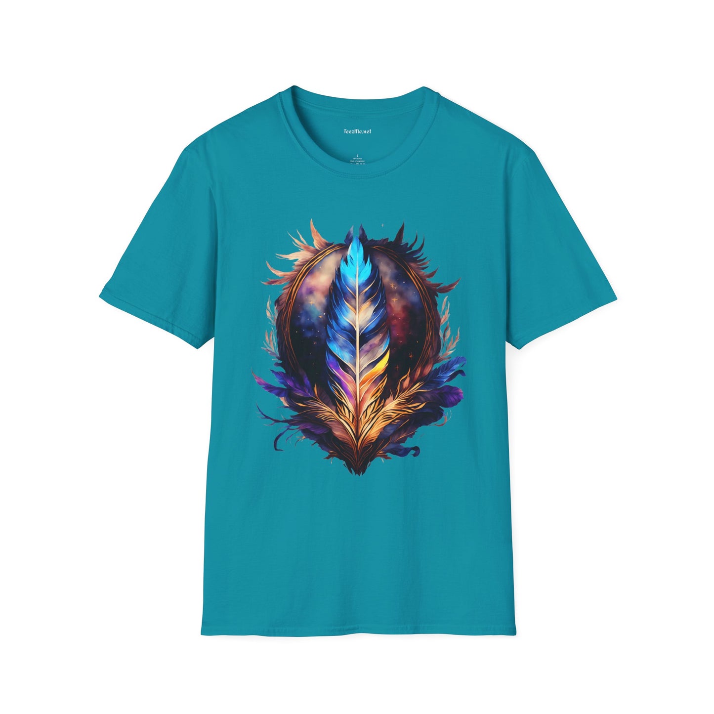 Eagle Feather Unisex Softstyle T-Shirt 100% Cotton Graphic