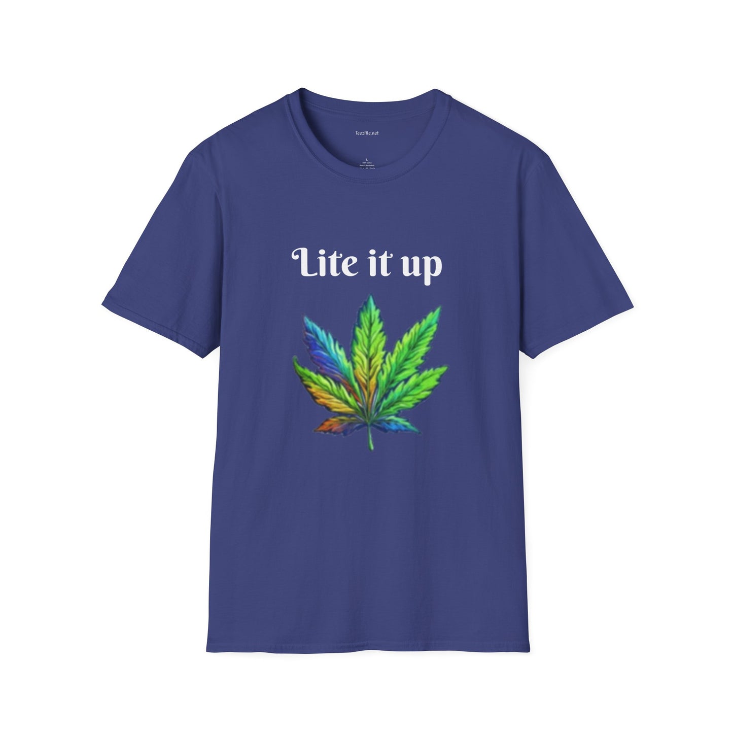 Lite it up - Unisex Softstyle T-Shirt 100% Cotton Graphic