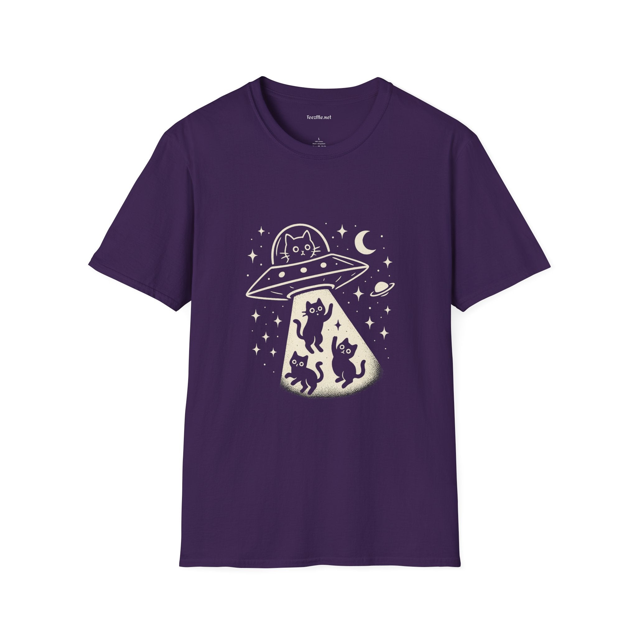 UFO Cats Unisex Softstyle T-Shirt 100% Cotton Graphic