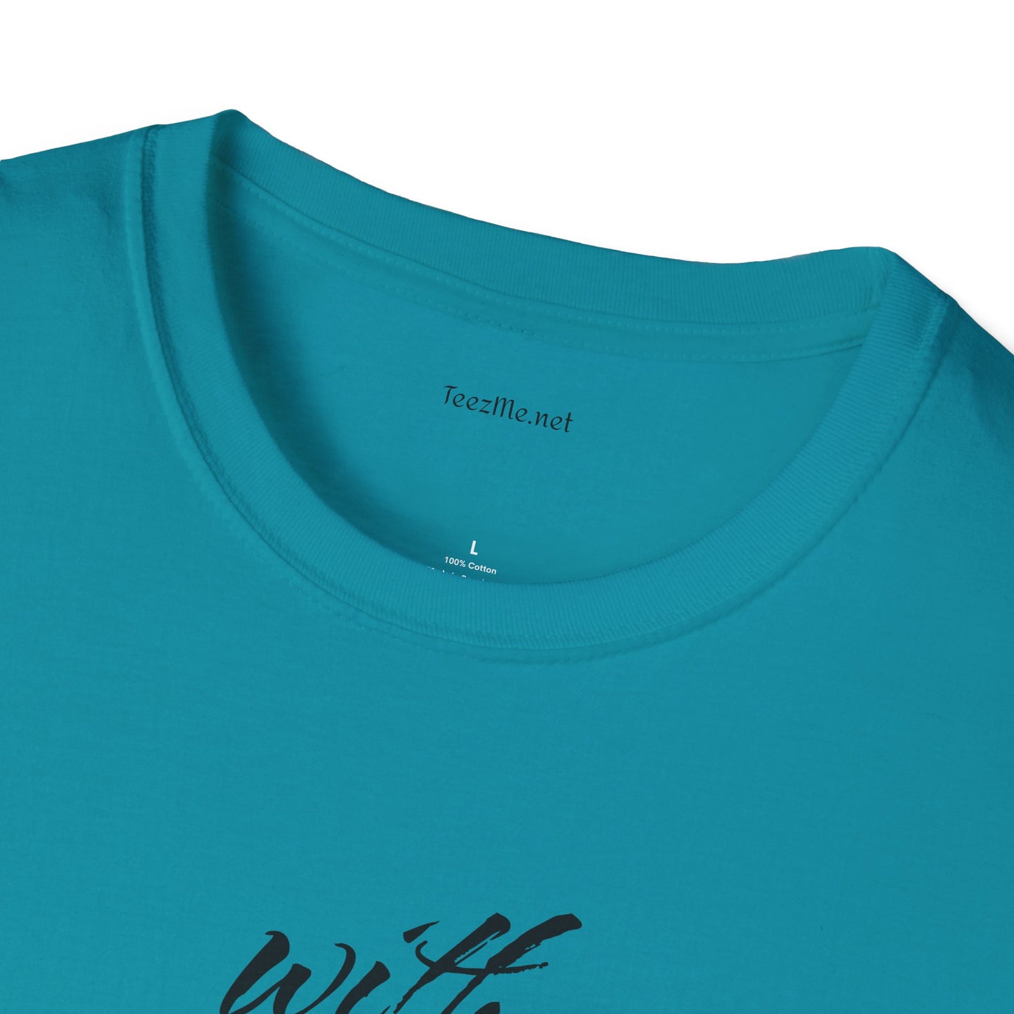 With or without you - Unisex Softstyle T-Shirt 100% Cotton Graphic