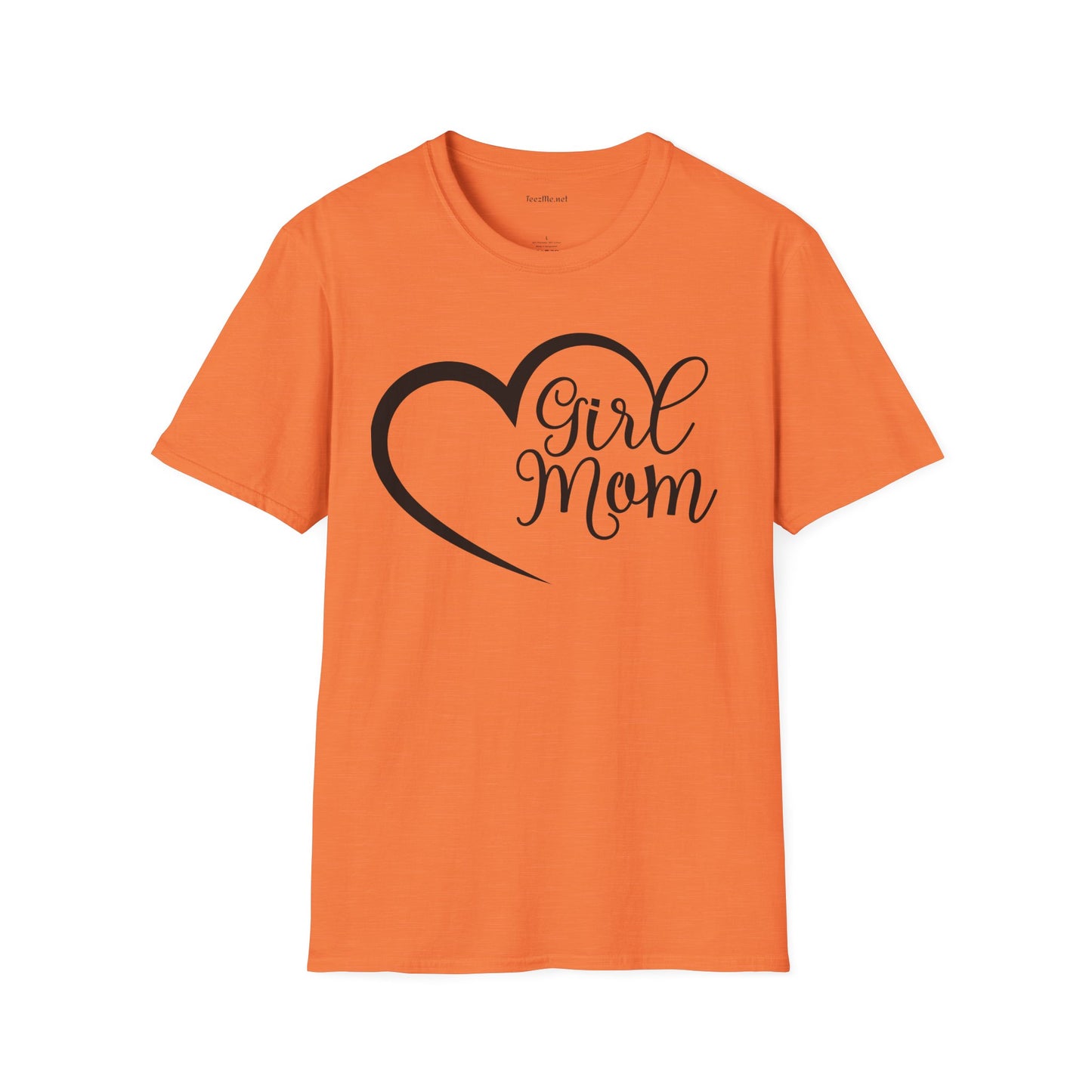 Girl Mom 01 Unisex SoftStyle T-Shirt 100% Cotton Graphic