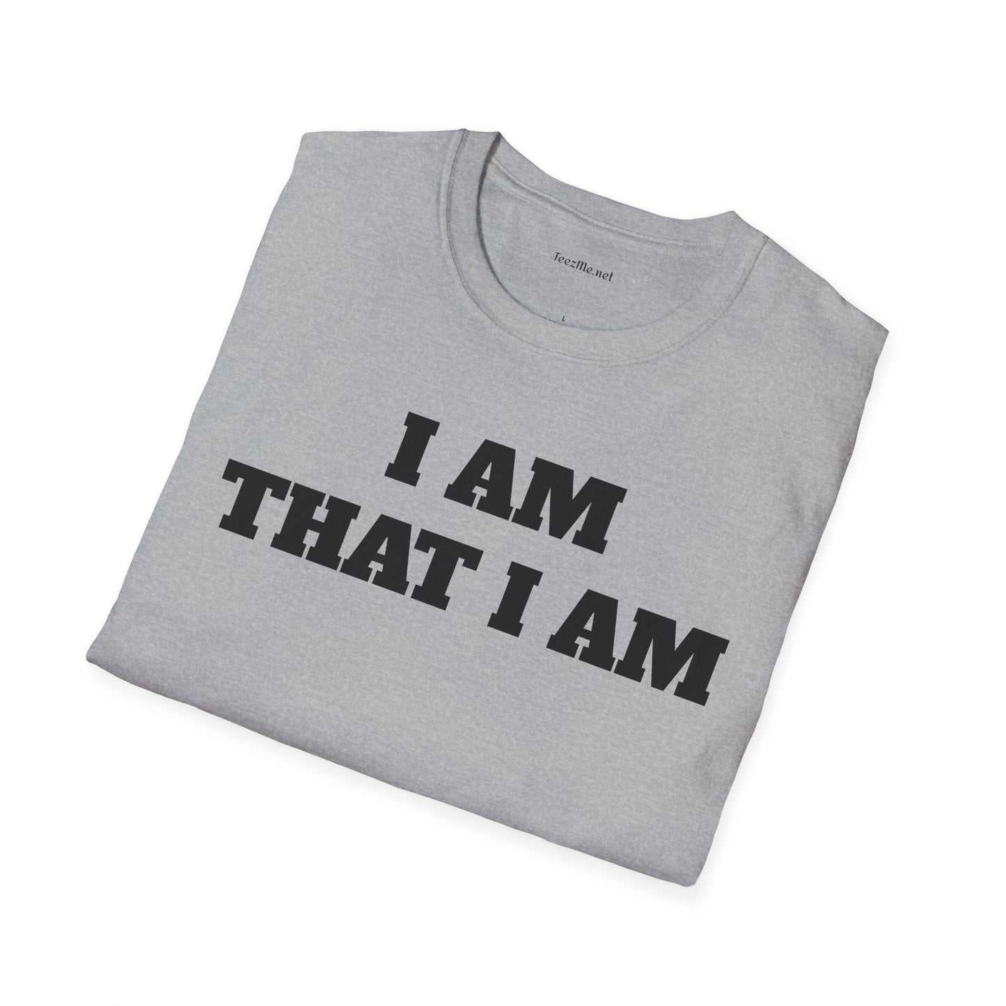 I AM THAT I AM - Unisex Softstyle T-Shirt 100% Cotton Graphic