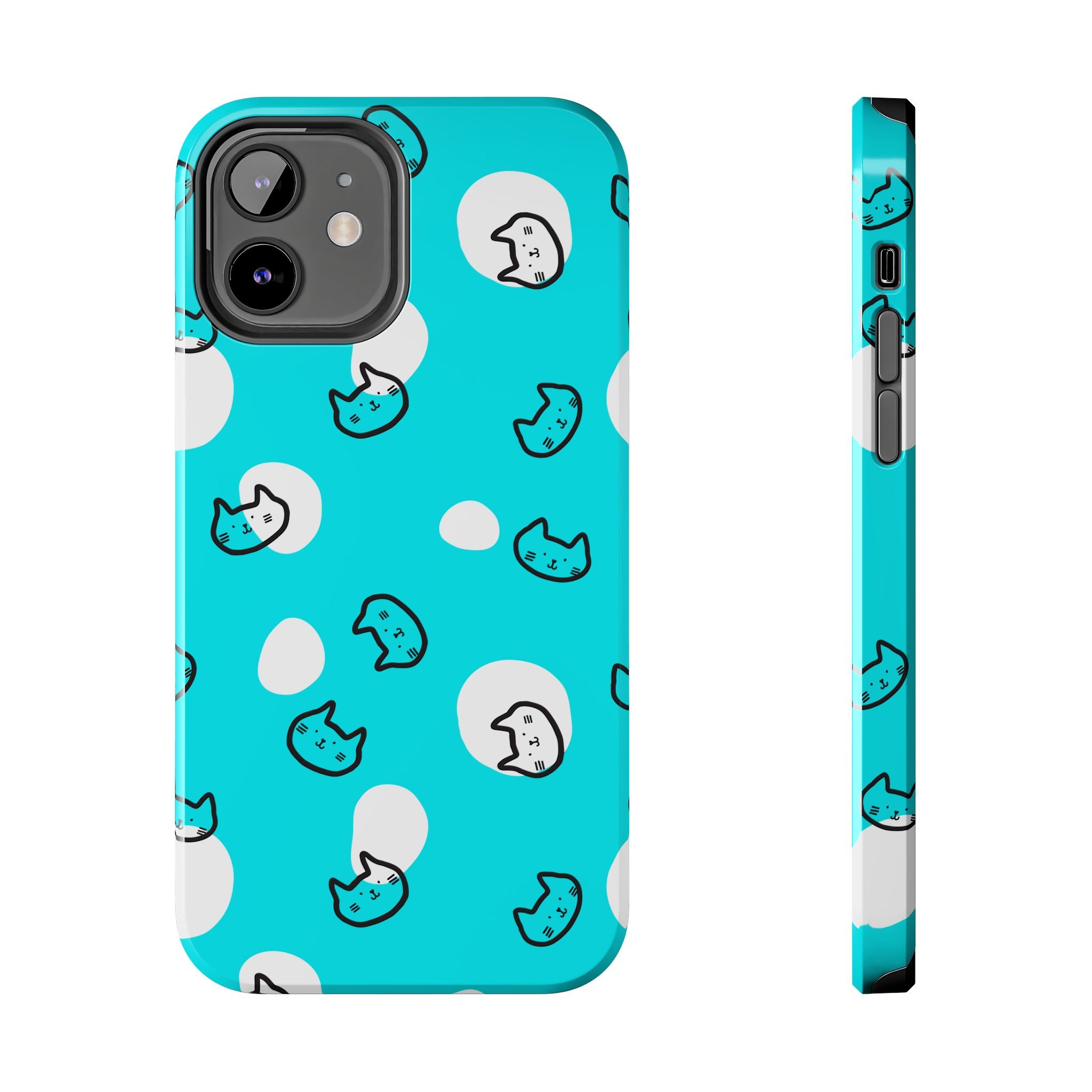 Cute Cat Pattern Cell Phone Case Tough Phone Cases