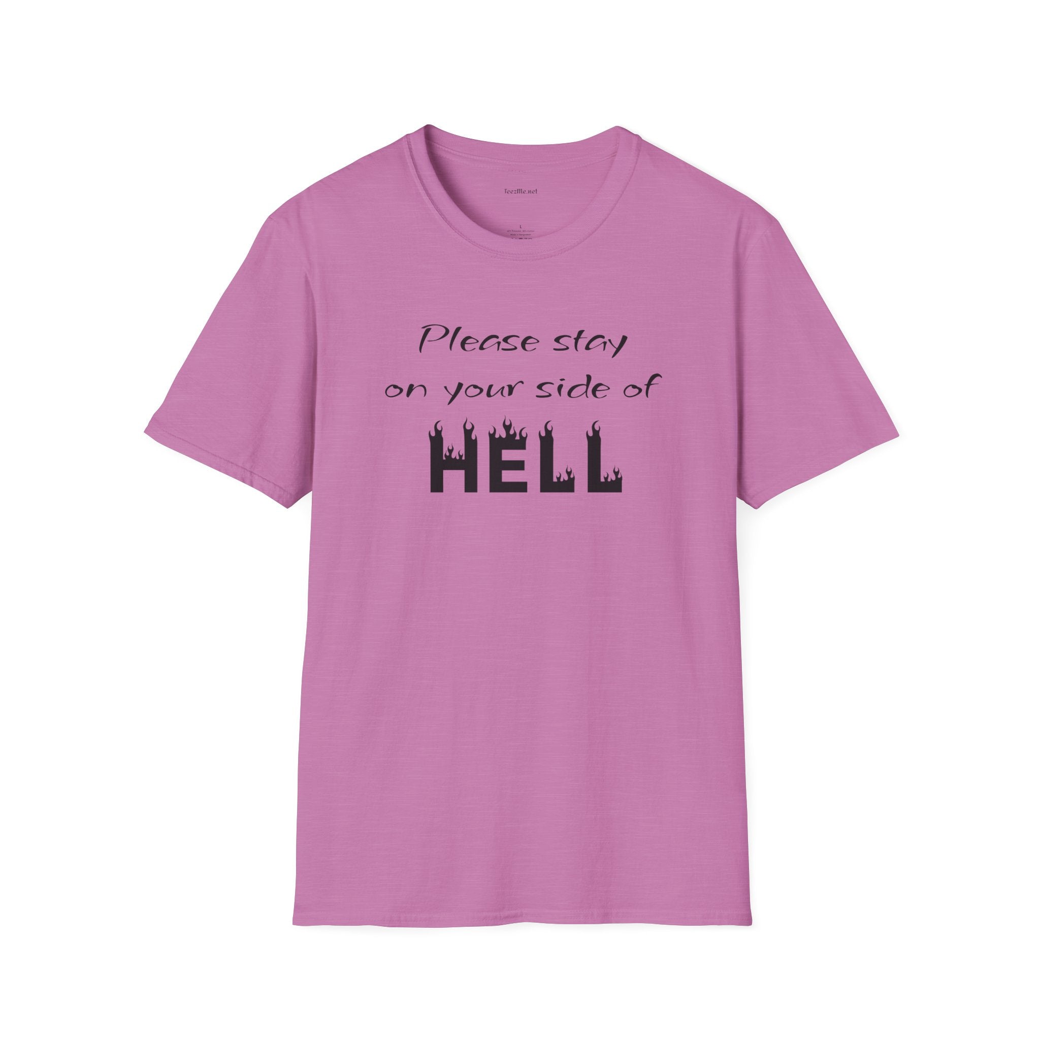 Your side of HELL  - Unisex Softstyle T-Shirt 100% Cotton Graphic