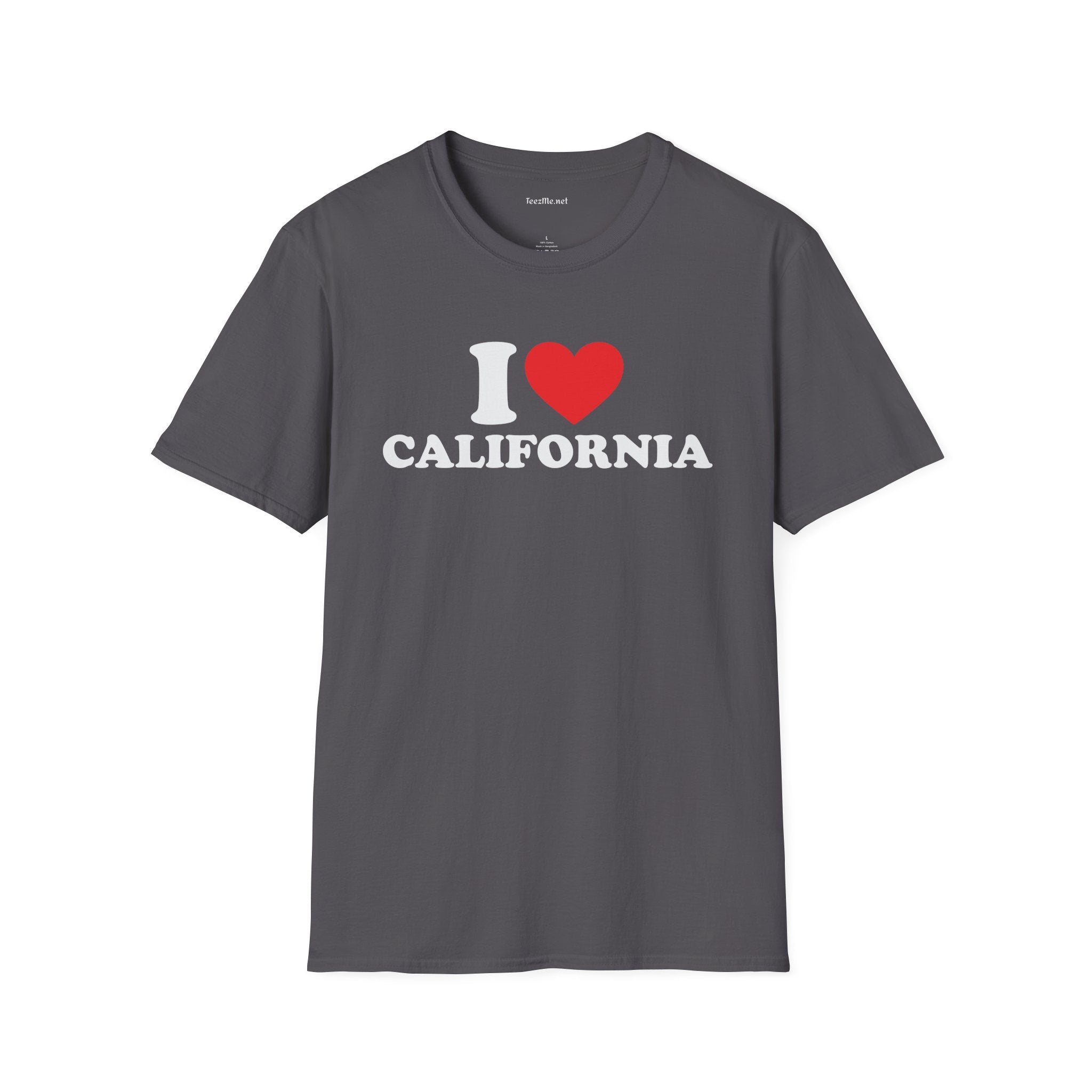 I Love California Unisex Softstyle T-Shirt 100% Cotton
