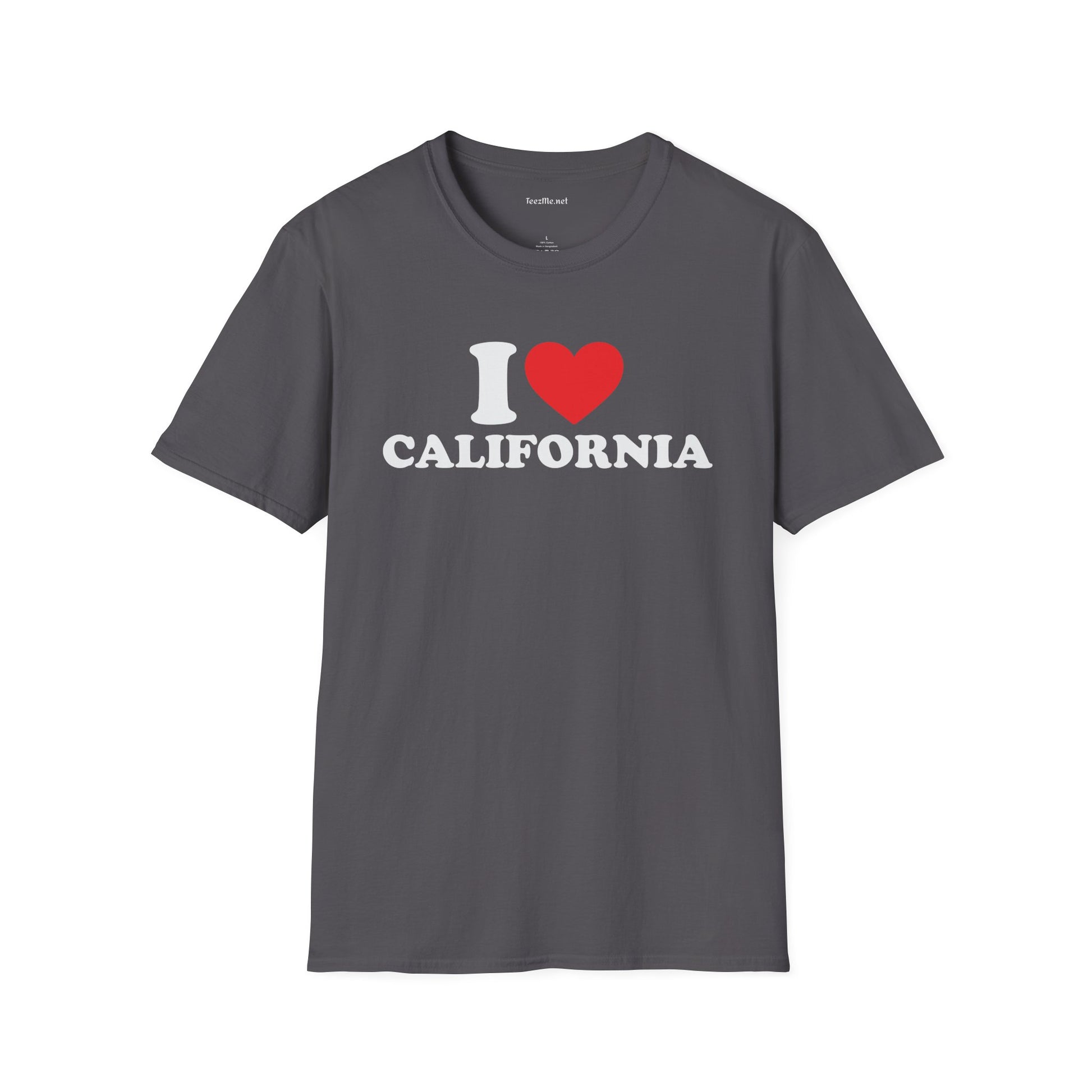 I Love California Unisex Softstyle T-Shirt 100% Cotton