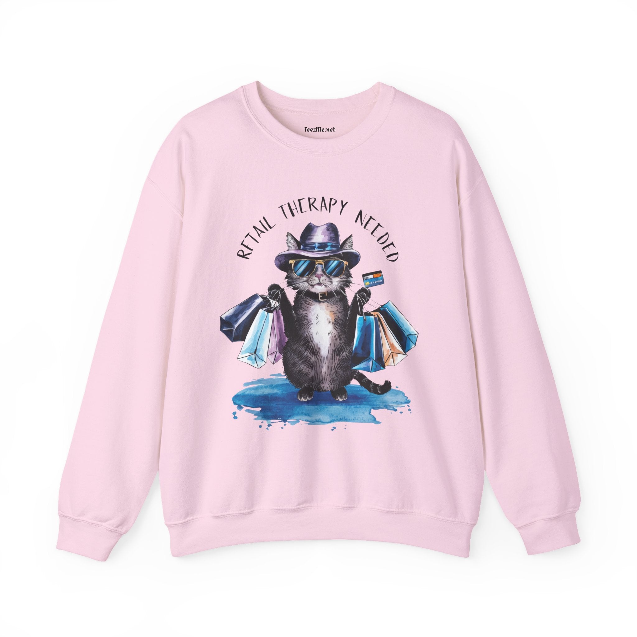 Retail Therapy Needed Unisex Heavy Blend™ Crewneck Sweatshirt Graphic