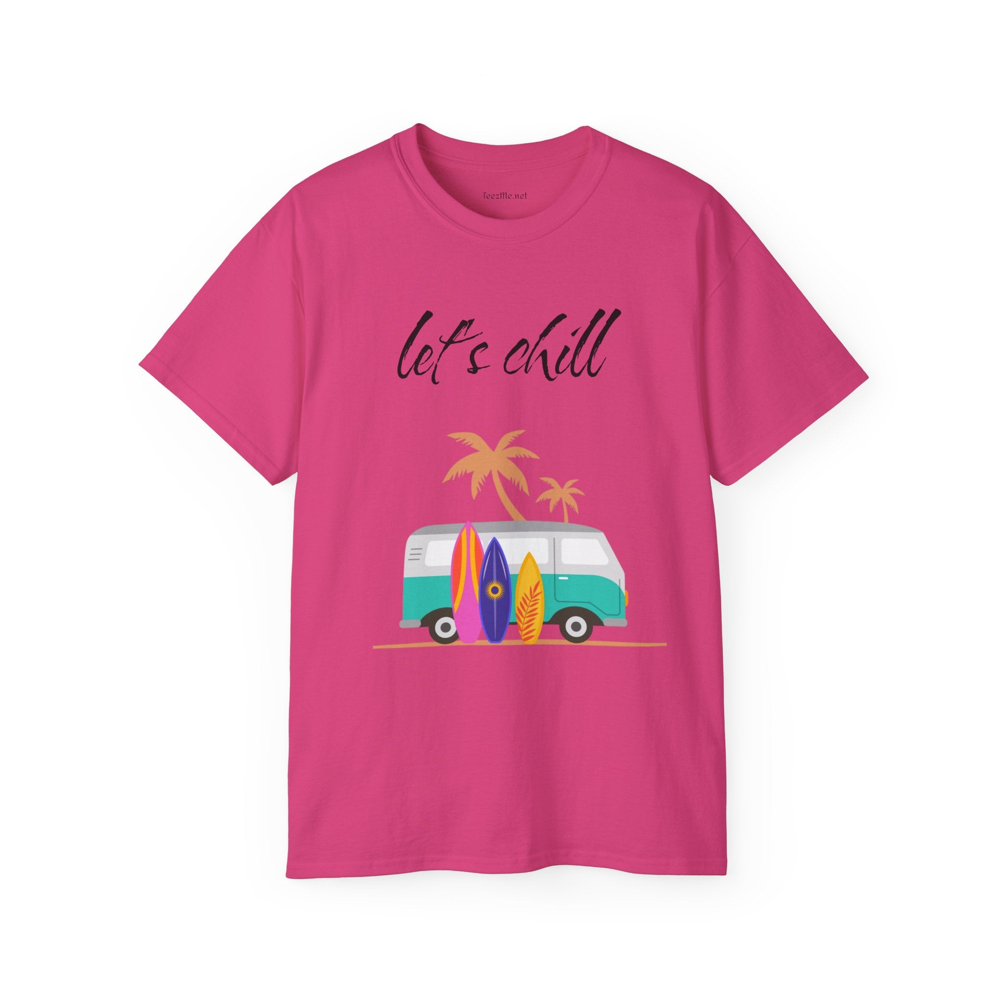 Let's chill - Unisex Ultra Cotton Tee 100% Cotton Graphic