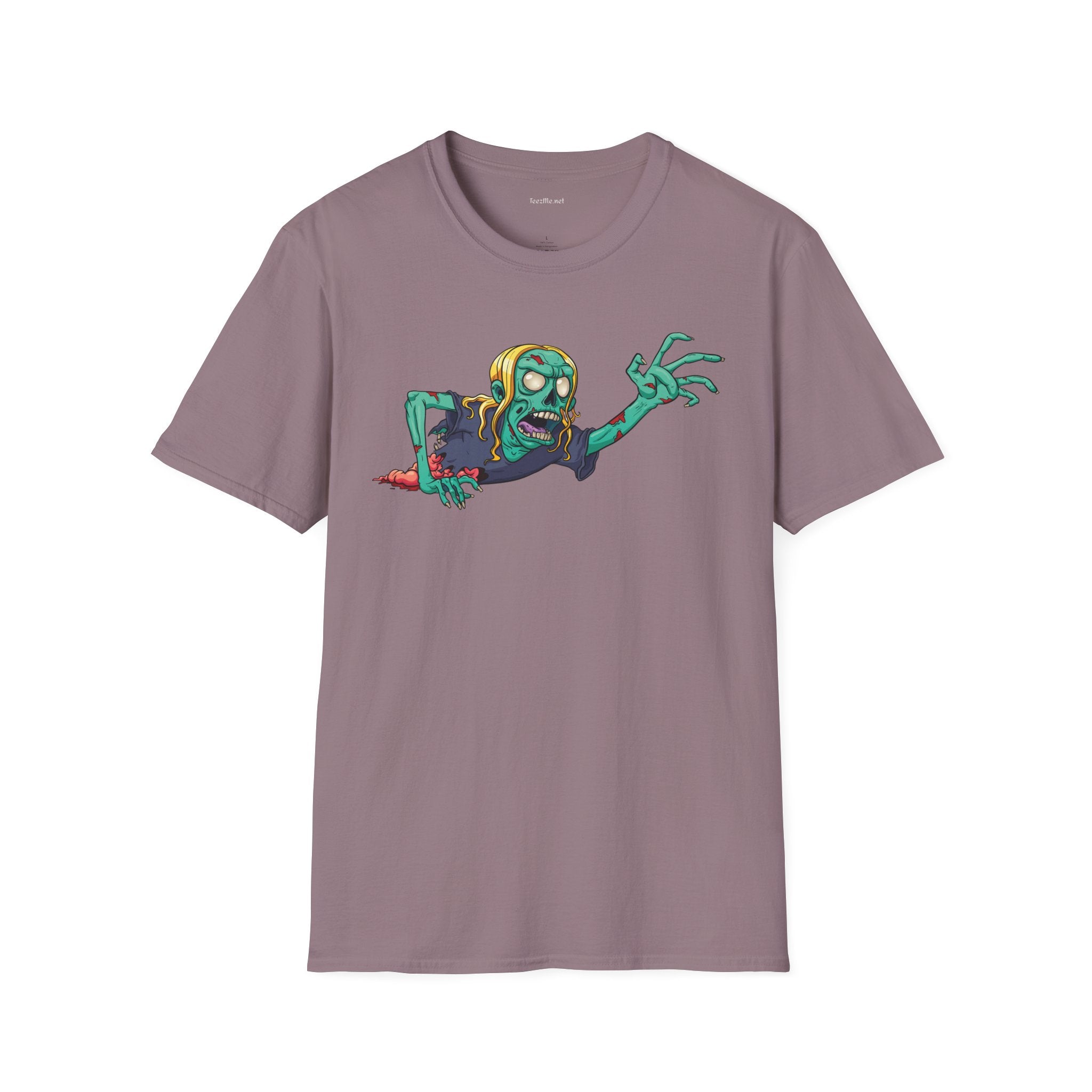 Zombie Grab - Unisex Softstyle T-Shirt 100% Cotton Graphic