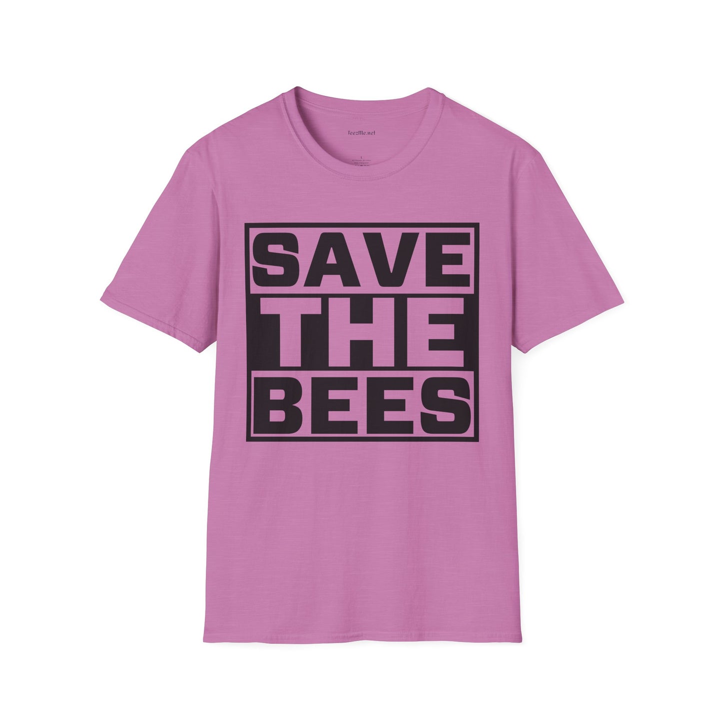Save The Bees 02 Unisex Soft Style T-Shirt 100% Cotton Graphic