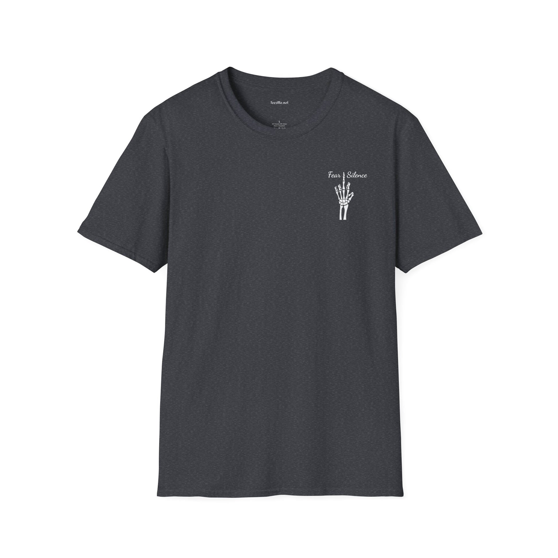 Fear Silence - Unisex Softstyle T-Shirt 100% Cotton Graphic