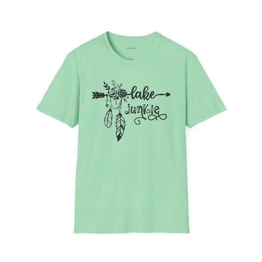 Lake Junkie Unisex Softstyle T-Shirt 100% Cotton Graphic