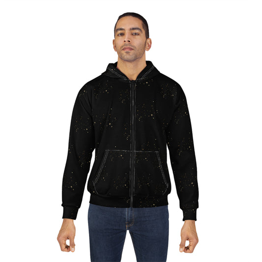 Stars Galore Unisex Zip Hoodie (AOP)
