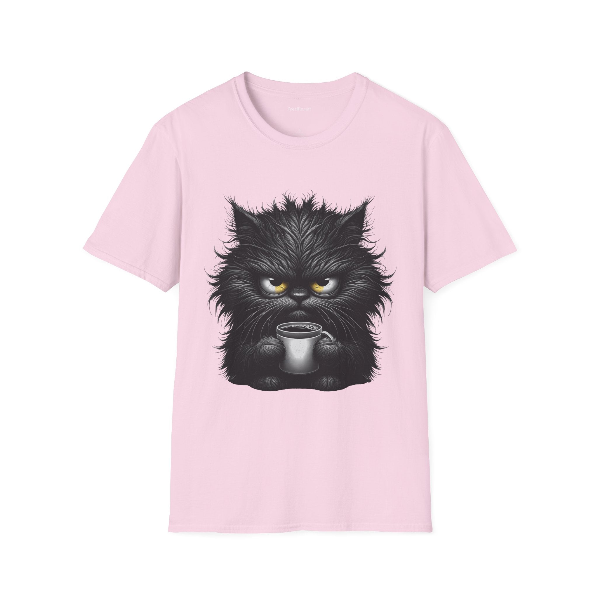 Adorable Grumpy Cat 01 Unisex SoftStyle T-Shirt 100% Cotton Graphic