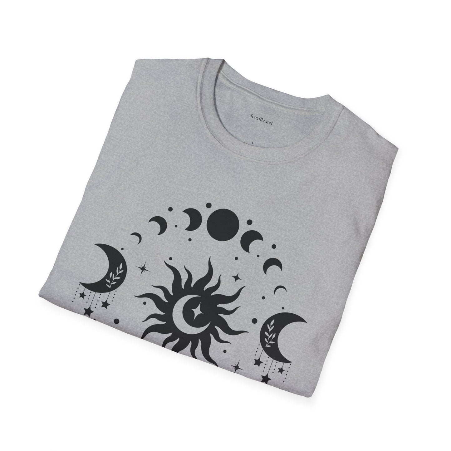 Sun and Moon  - Unisex Softstyle T-Shirt 100% Cotton Graphic