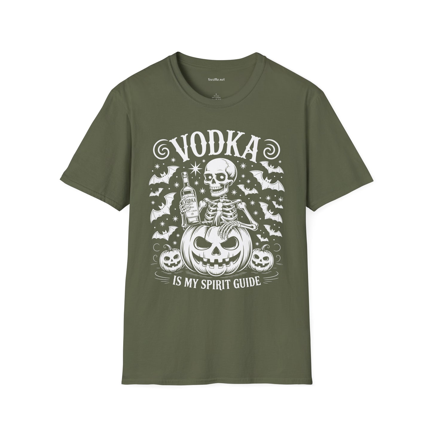 Vodka Spirit Guide-Shirt 100% Cotton Graphic