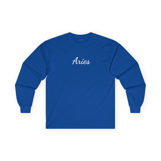 Aries - Unisex Ultra Cotton Long Sleeve Tee #zodiac #tarot
