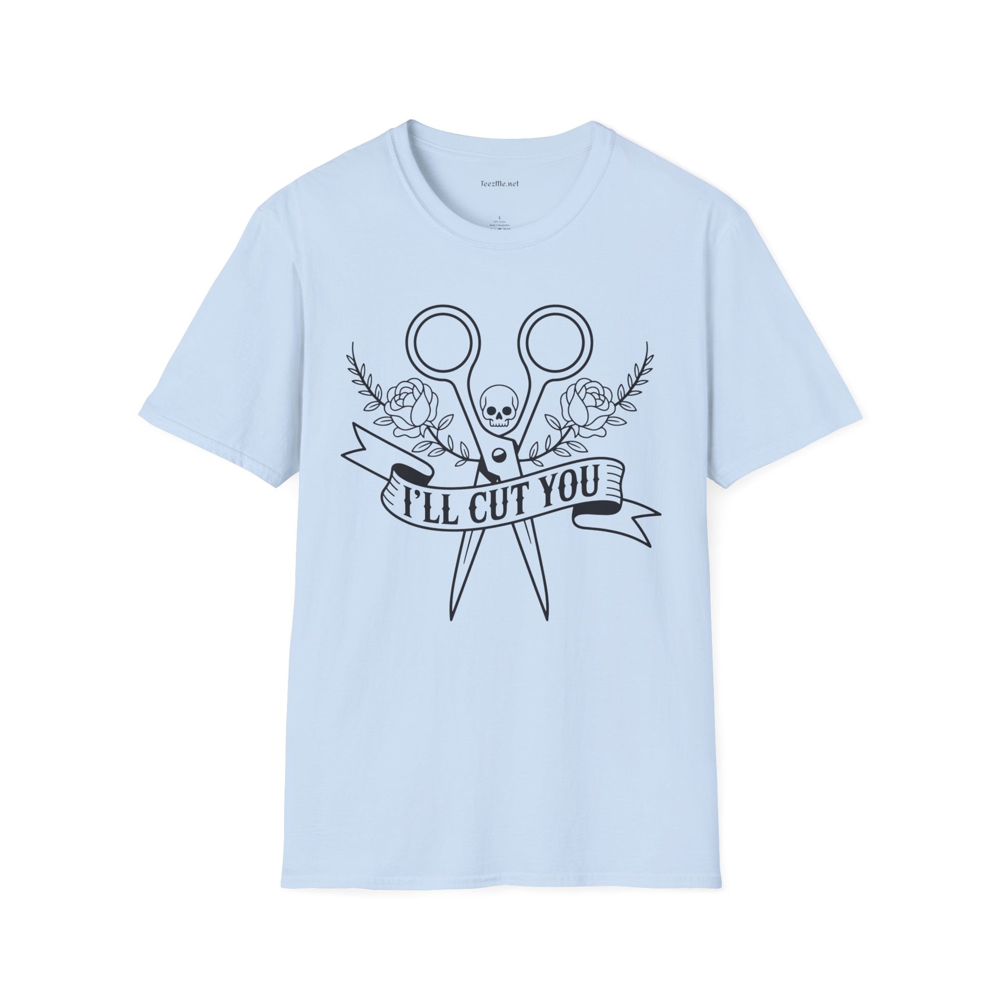 I'll Cut You Hairstylist Love Unisex Softstyle T-Shirt 100% Cotton Graphic