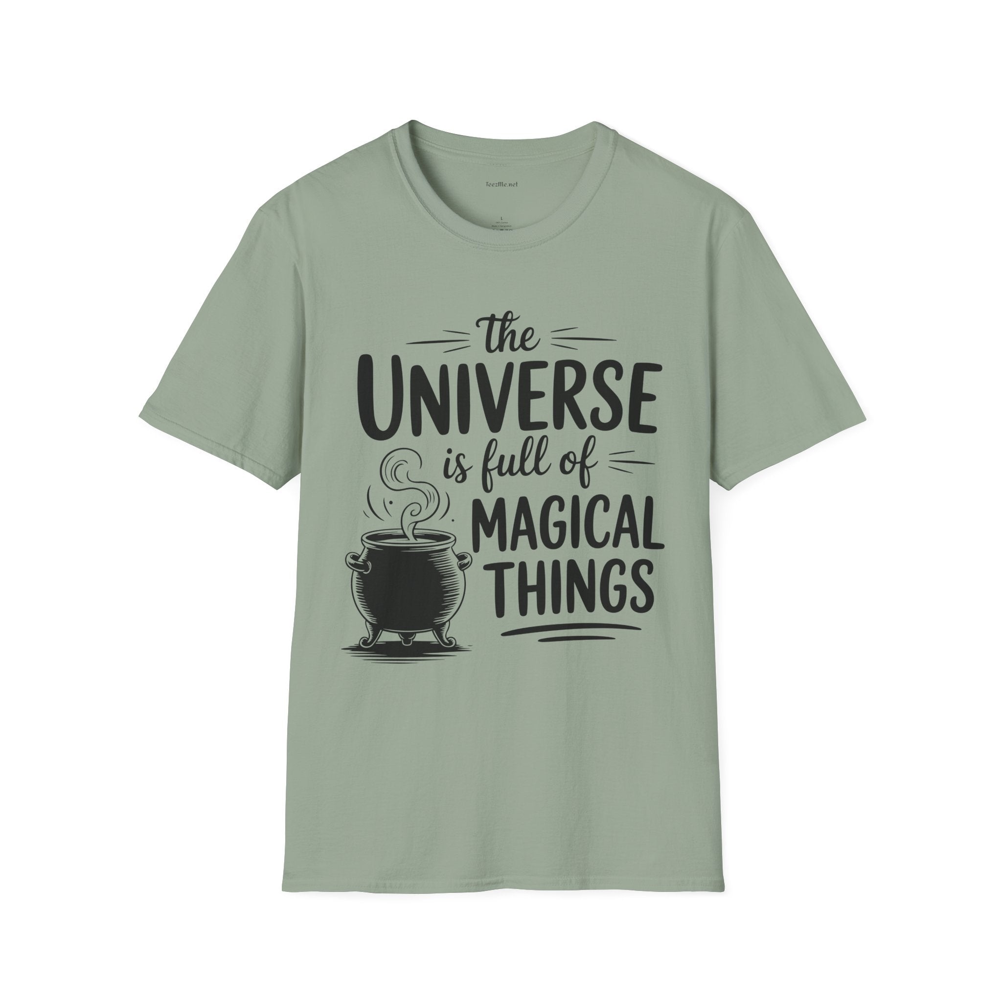 T-Shirt — “The Universe Is Full of Magical Things” Inspirational Graphic Tee