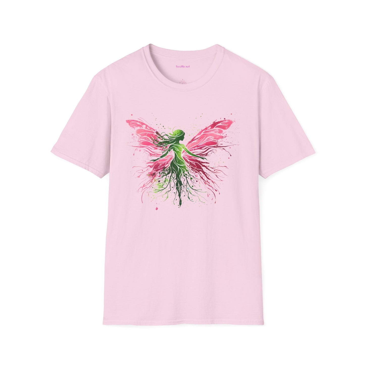 Fairy Garden 02 Unisex SoftStyle T-Shirt 100% Cotton Graphic