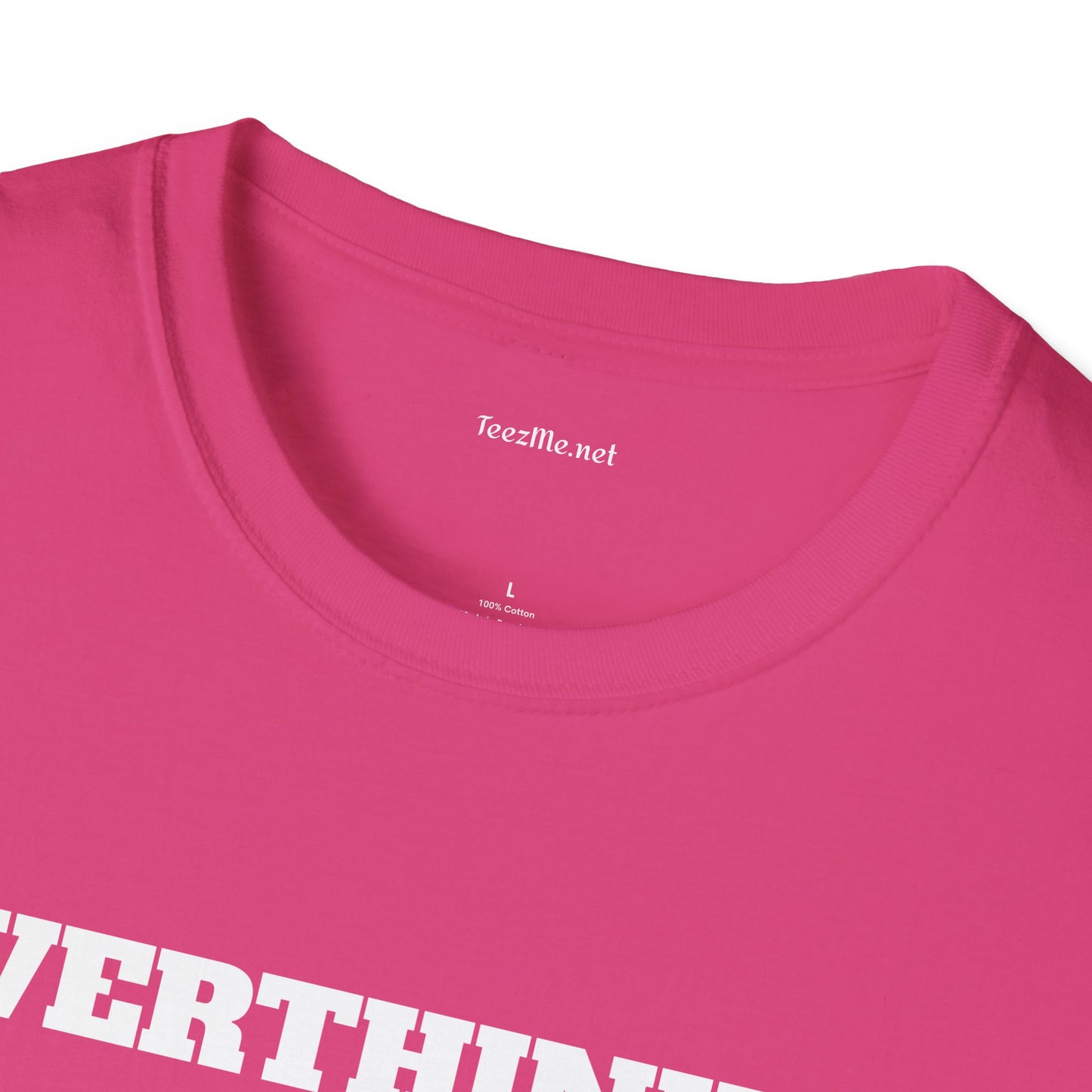 OVERTHINKER - Unisex Softstyle T-Shirt 100% Cotton Graphic