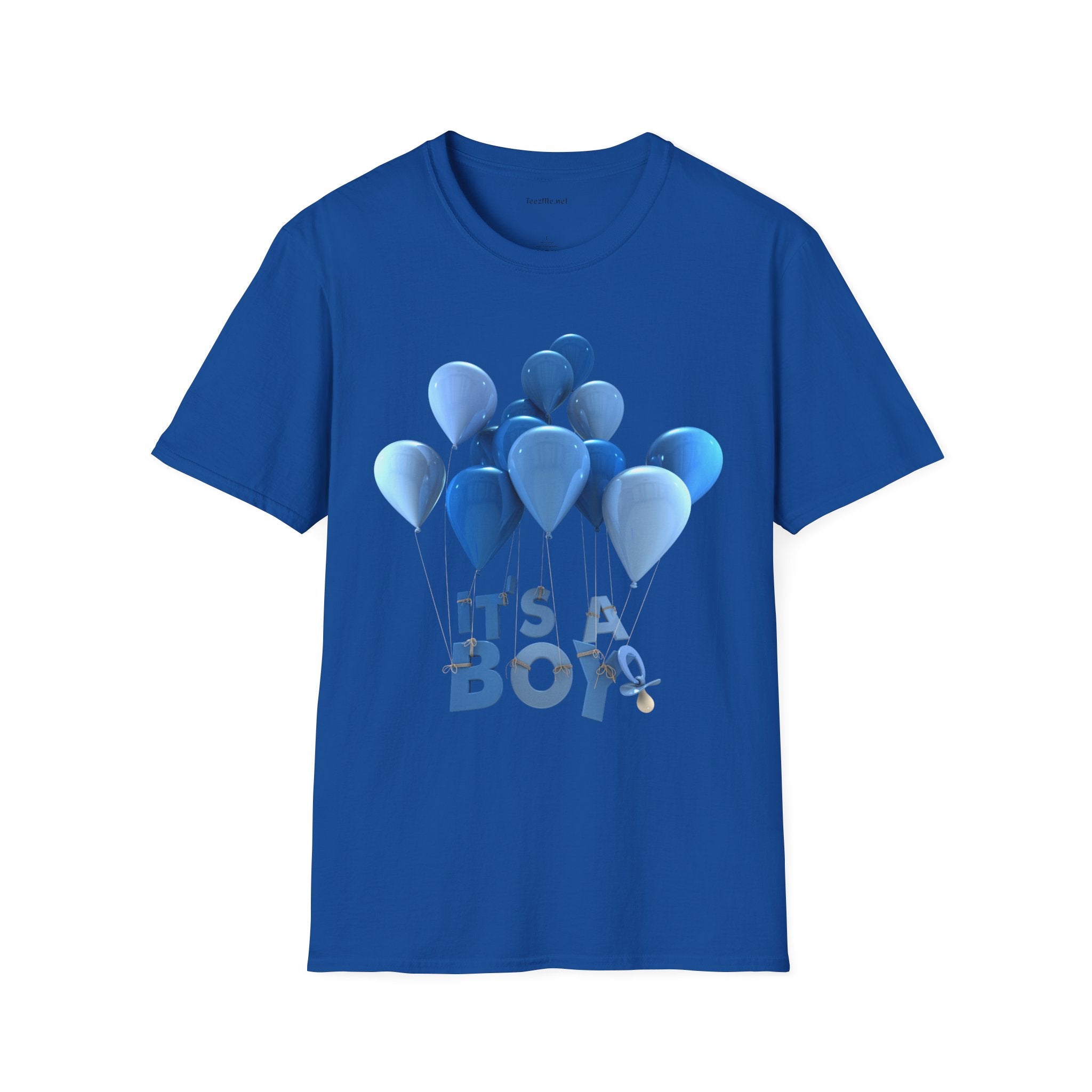 Gender Reveal BOY Unisex Softstyle T-Shirt 100% Cotton