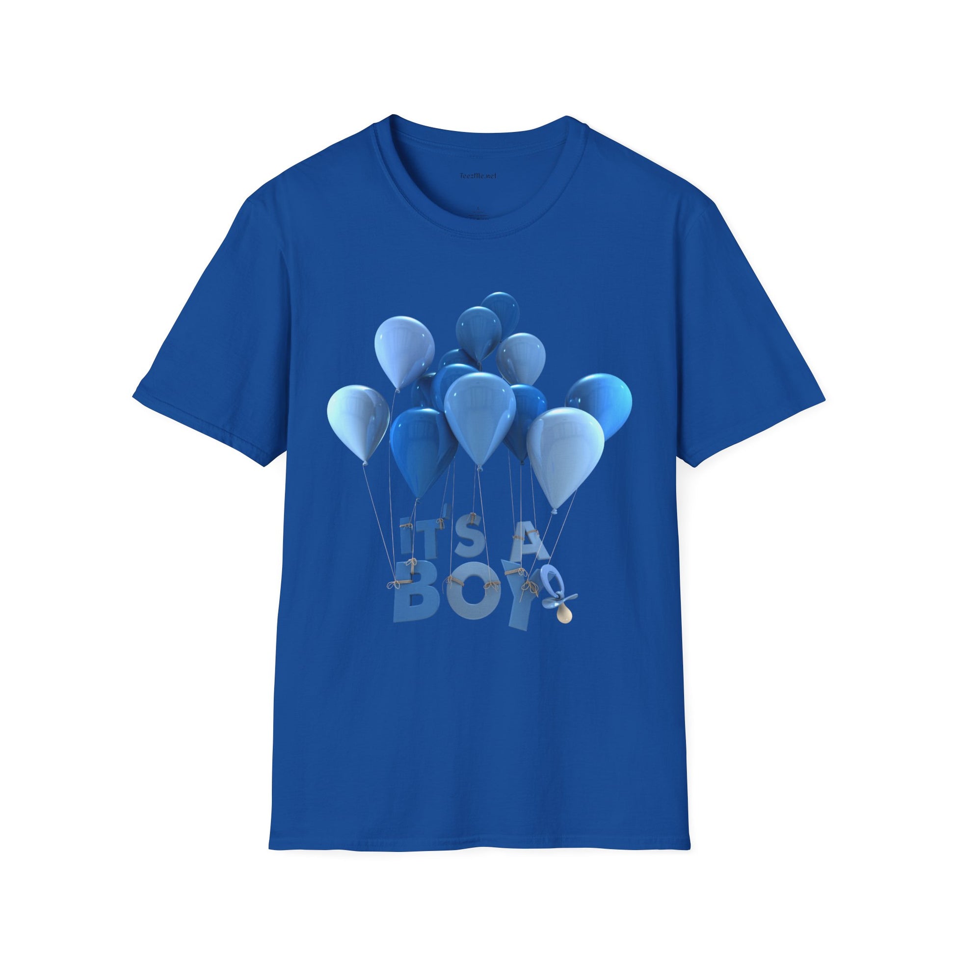 Gender Reveal BOY Unisex Softstyle T-Shirt 100% Cotton