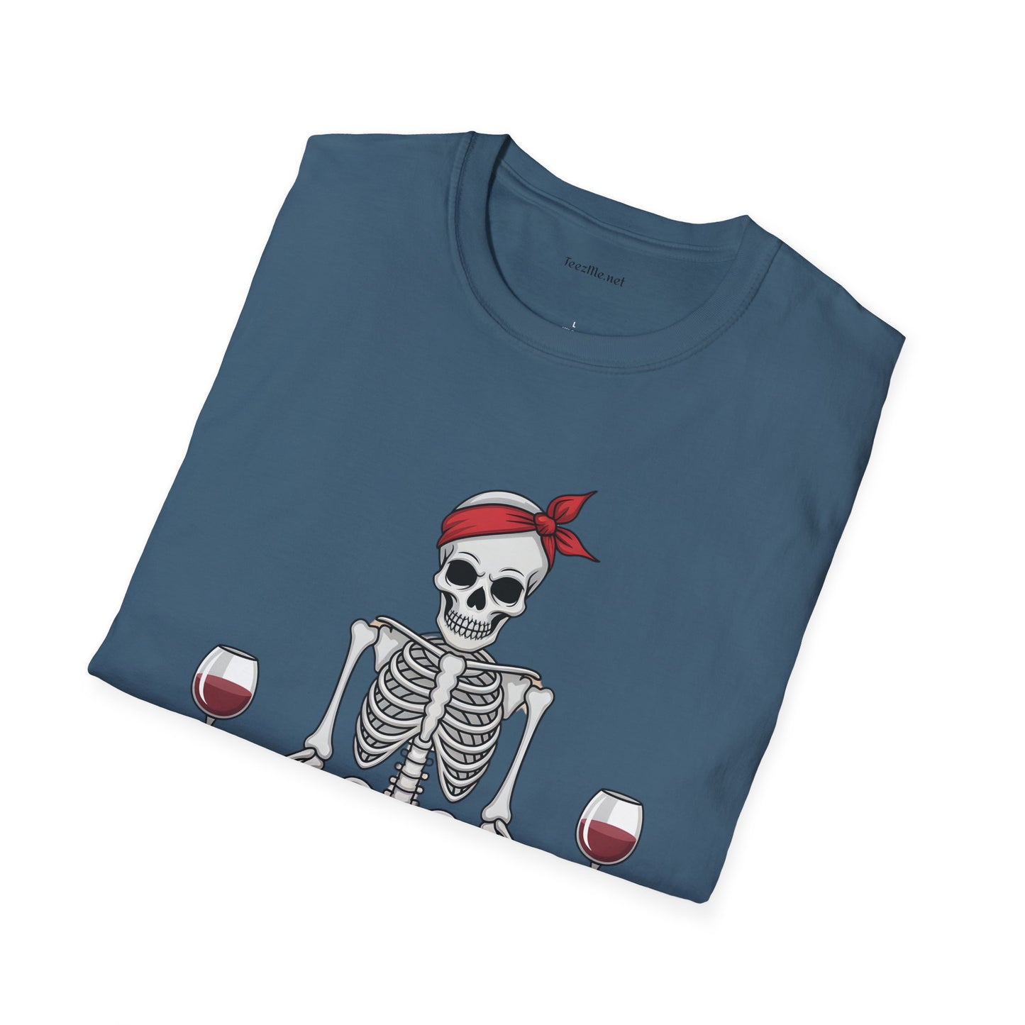 Namaste Skeleton - Unisex Softstyle T-Shirt 100% Cotton Graphic
