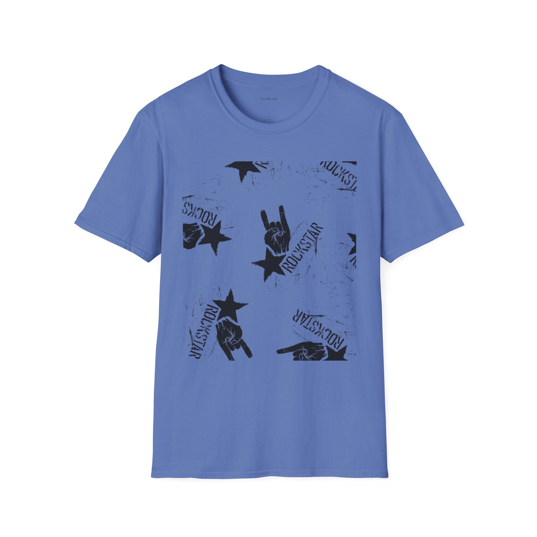ROCK STAR illustation - Unisex Softstyle T-Shirt 100% Cotton Graphic