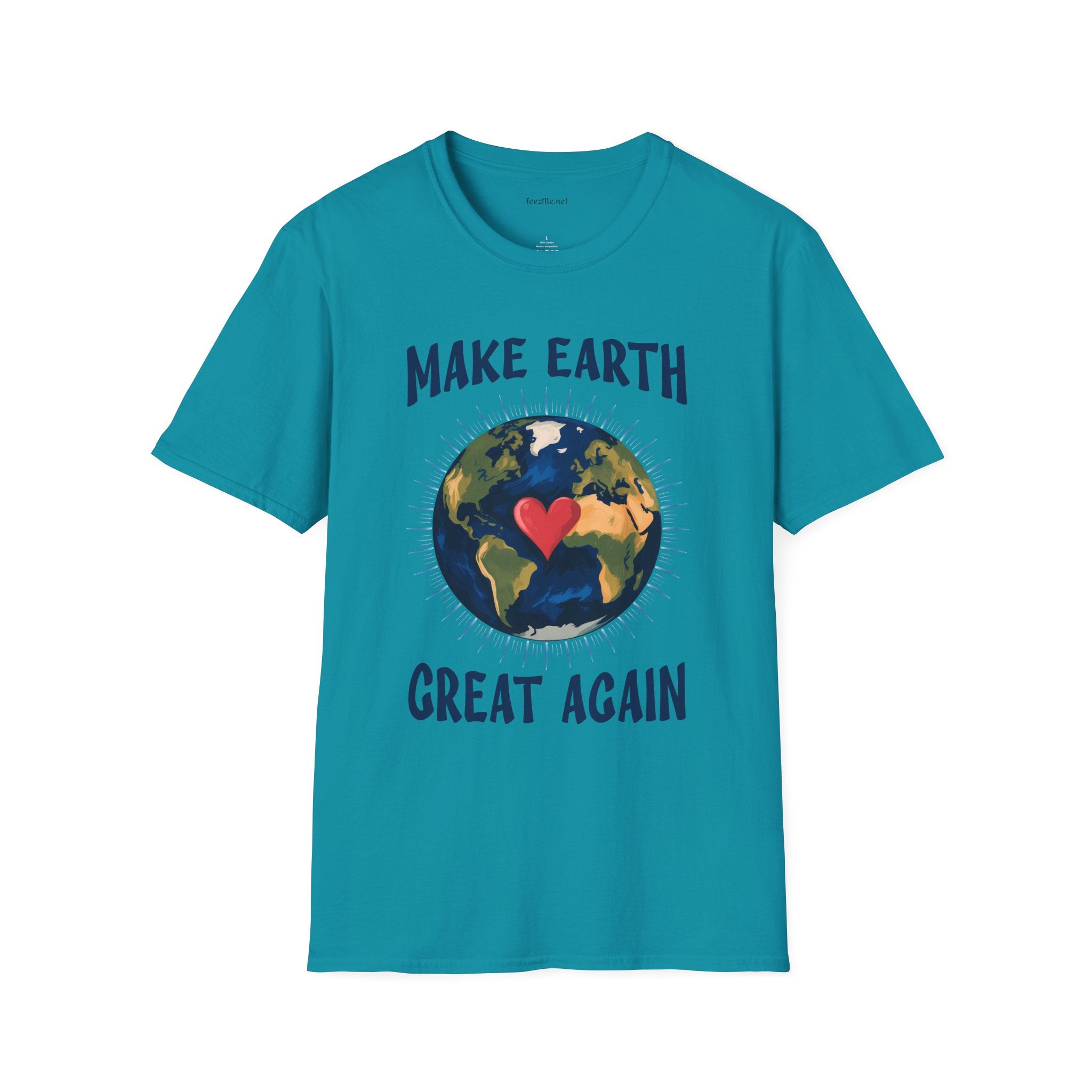 Make Earth Great 01 Unisex Softstyle T-Shirt 100% Cotton