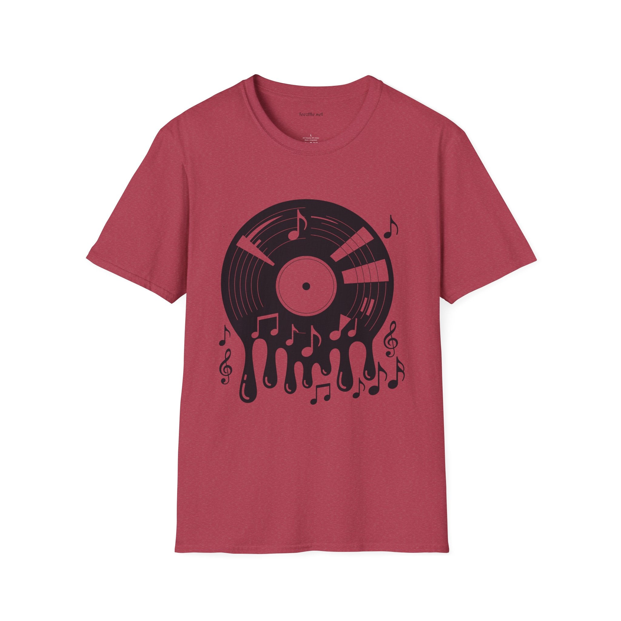 Spinning Vinyl Unisex Softstyle T-Shirt 100% Cotton Graphic