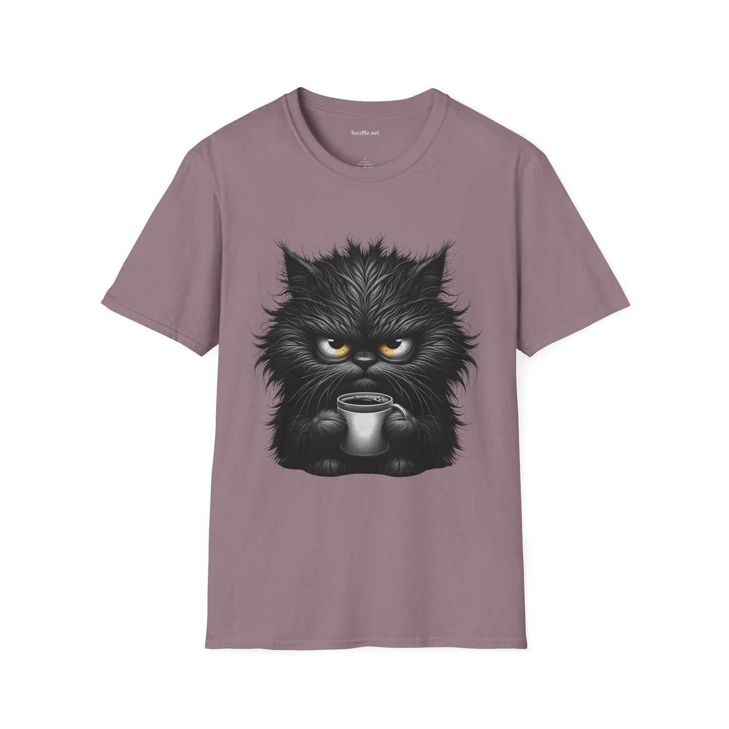 Adorable Grumpy Cat 01 Unisex SoftStyle T-Shirt 100% Cotton Graphic