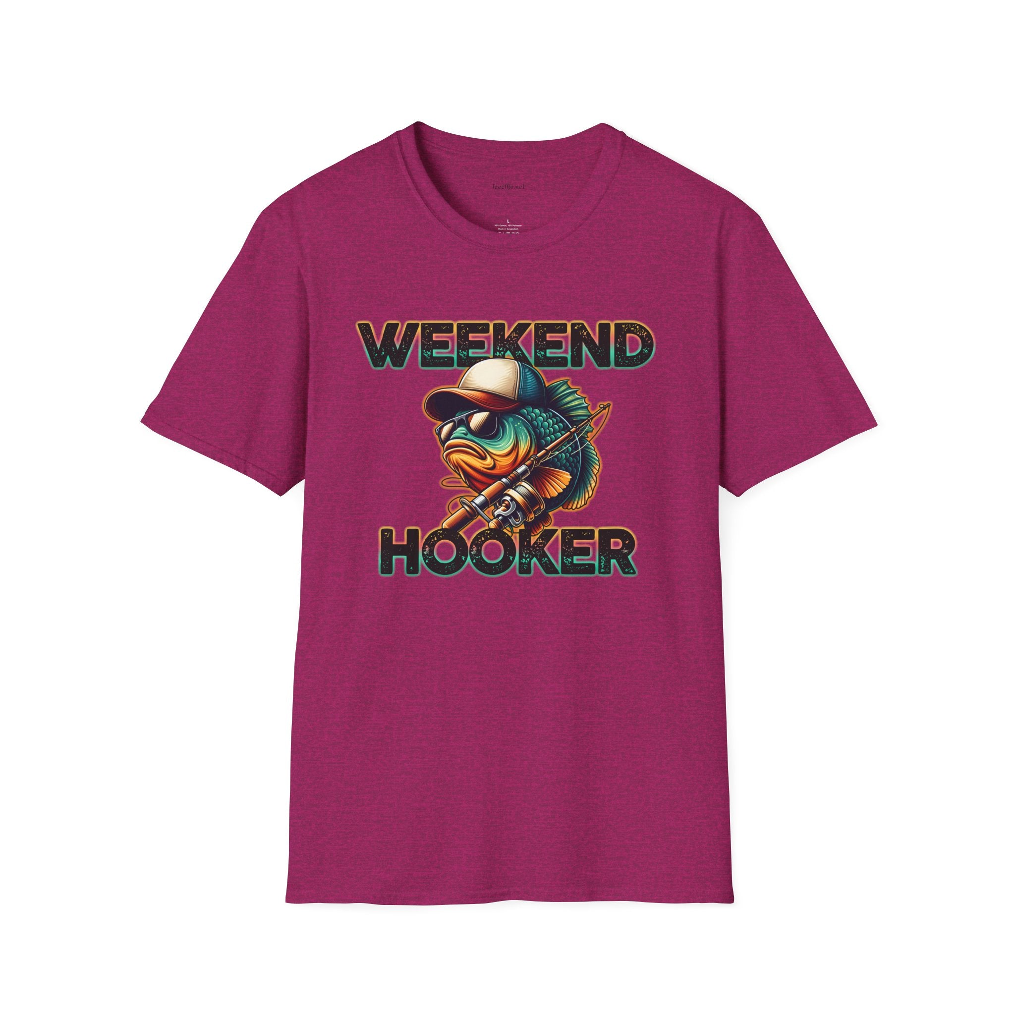 Weekend Hooker  - Unisex Softstyle T-Shirt 100% Cotton Graphic