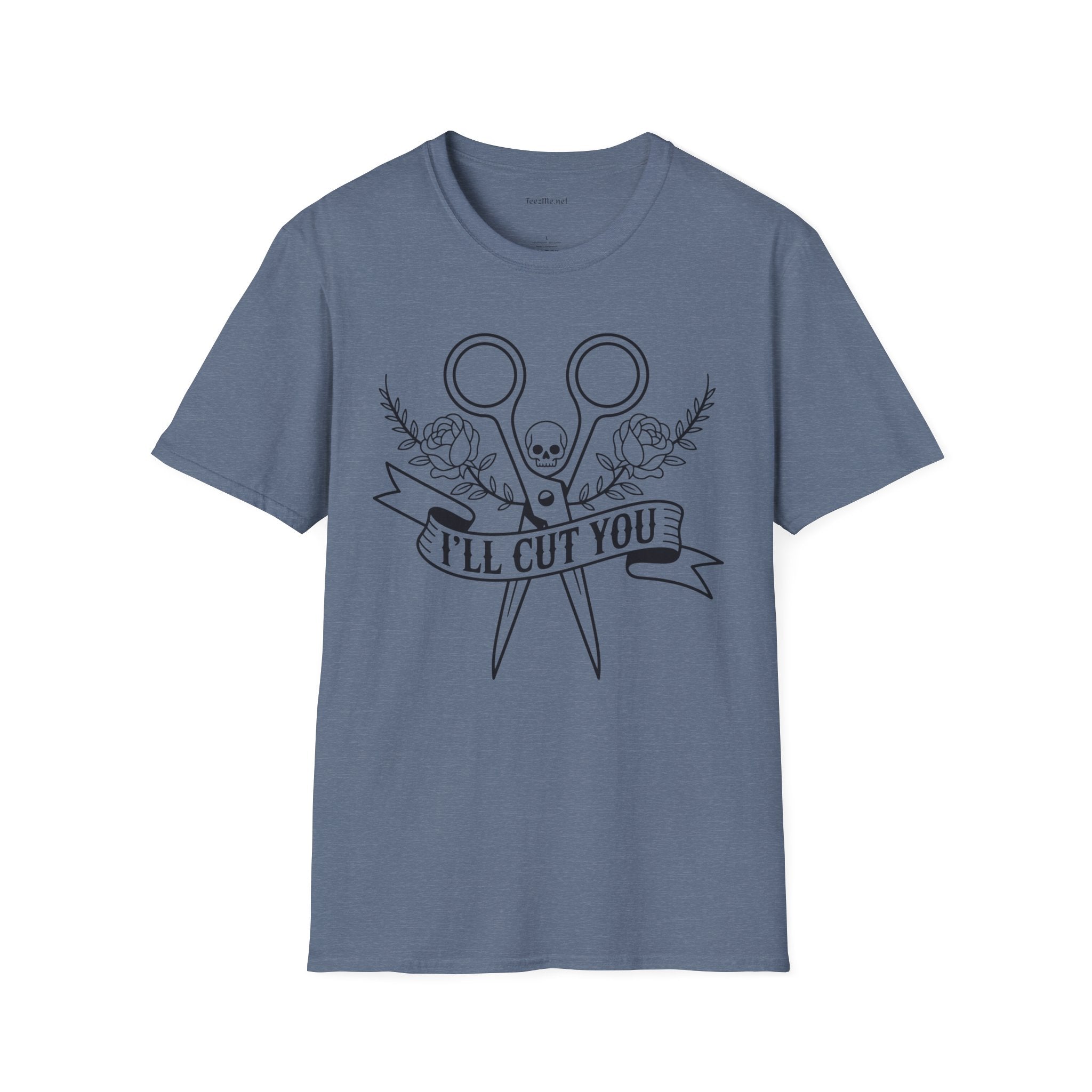 I'll Cut You Hairstylist Love Unisex Softstyle T-Shirt 100% Cotton Graphic