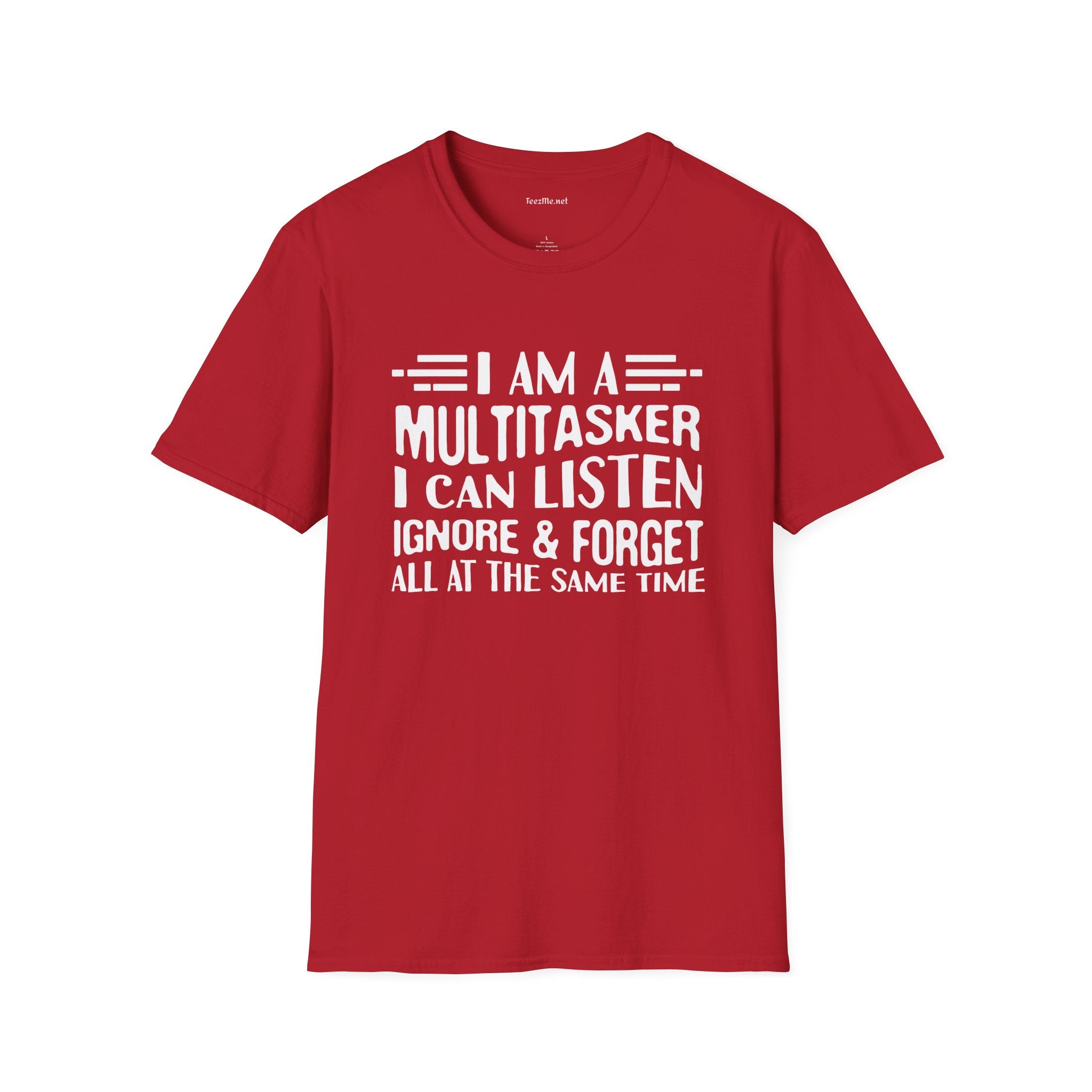 MultiTasker Unisex SoftStyle T-Shirt 100% Cotton