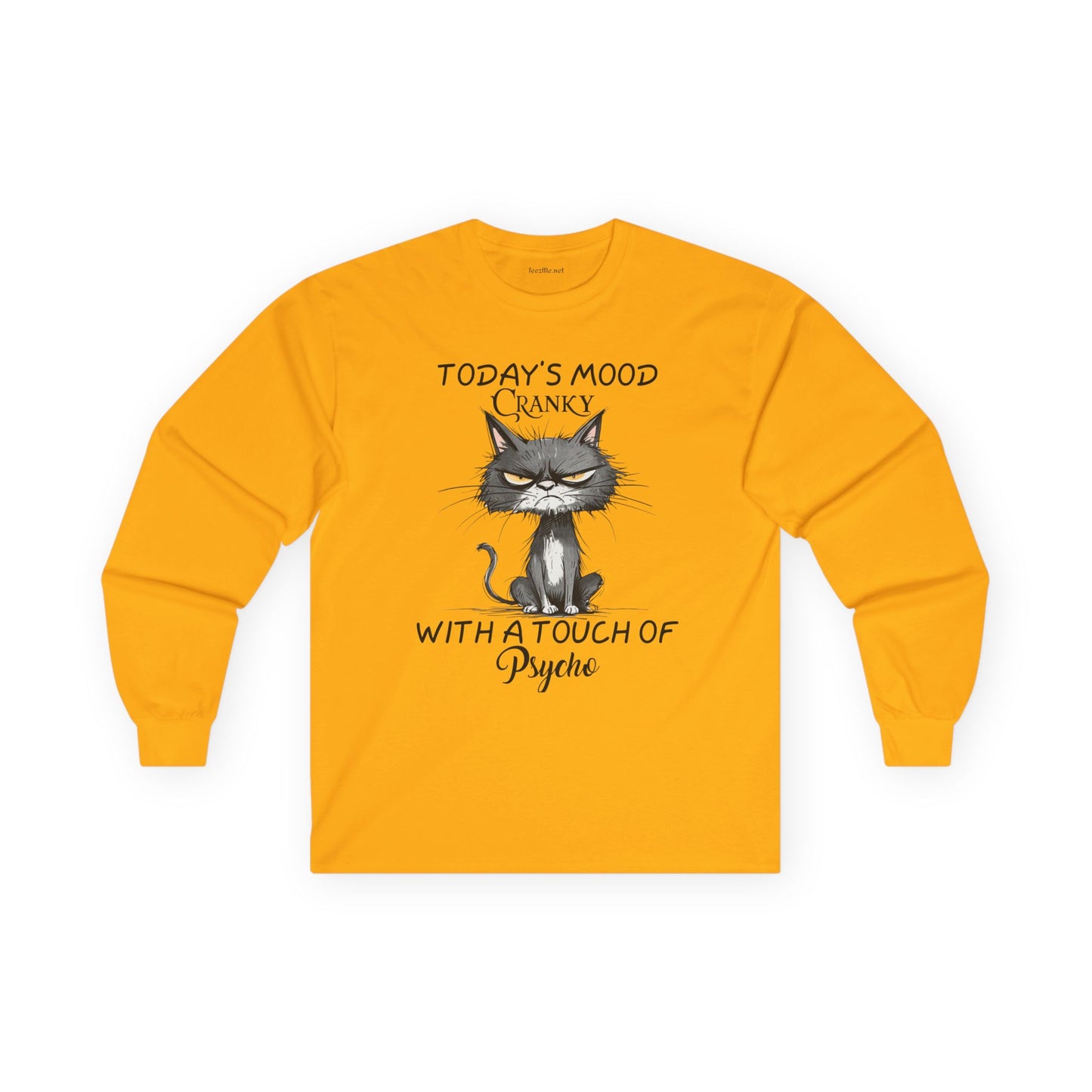 Today's Moody Cat Unisex Ultra Cotton Long Sleeve Tee