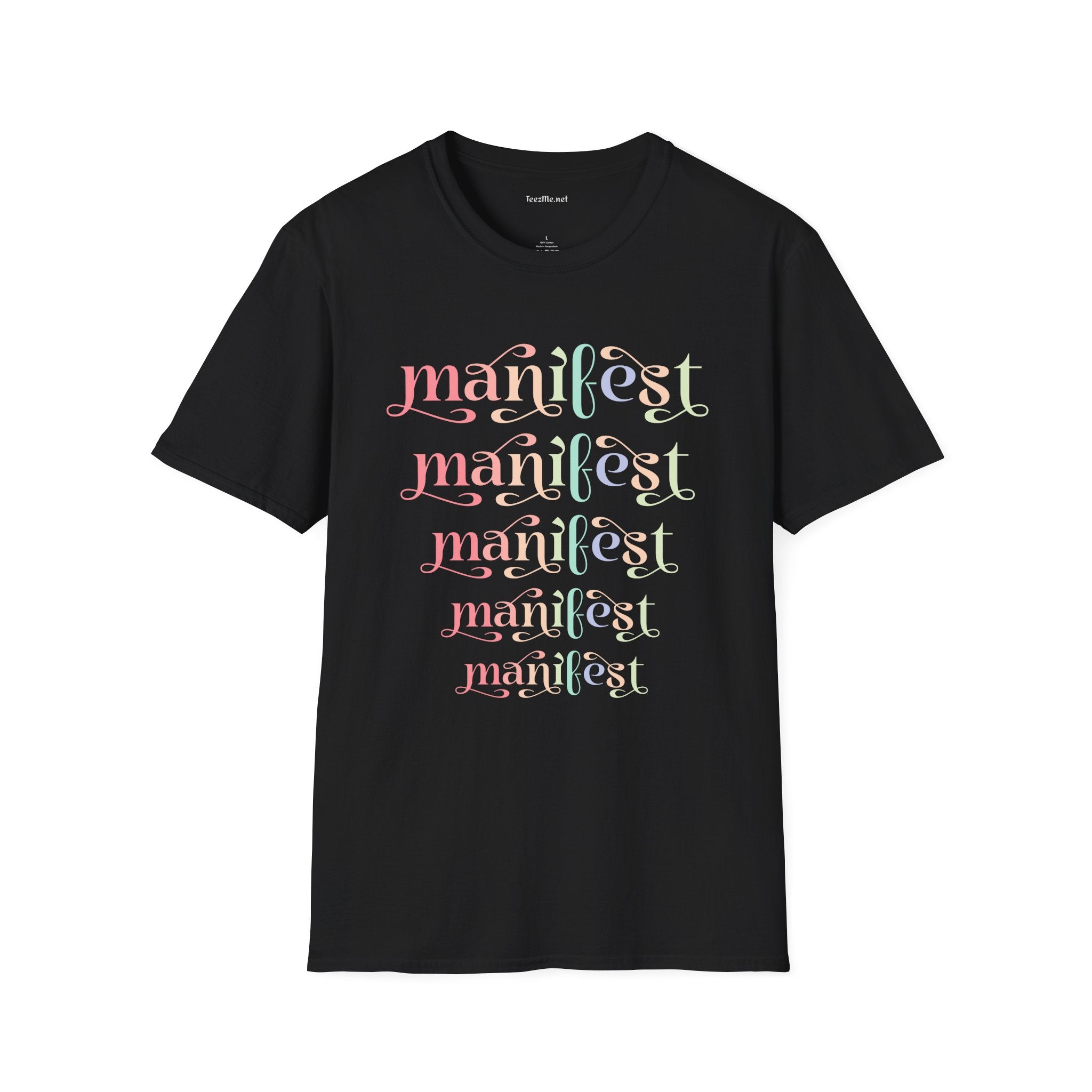 Manifest Unisex Softstyle T-Shirt 100% Cotton Graphic