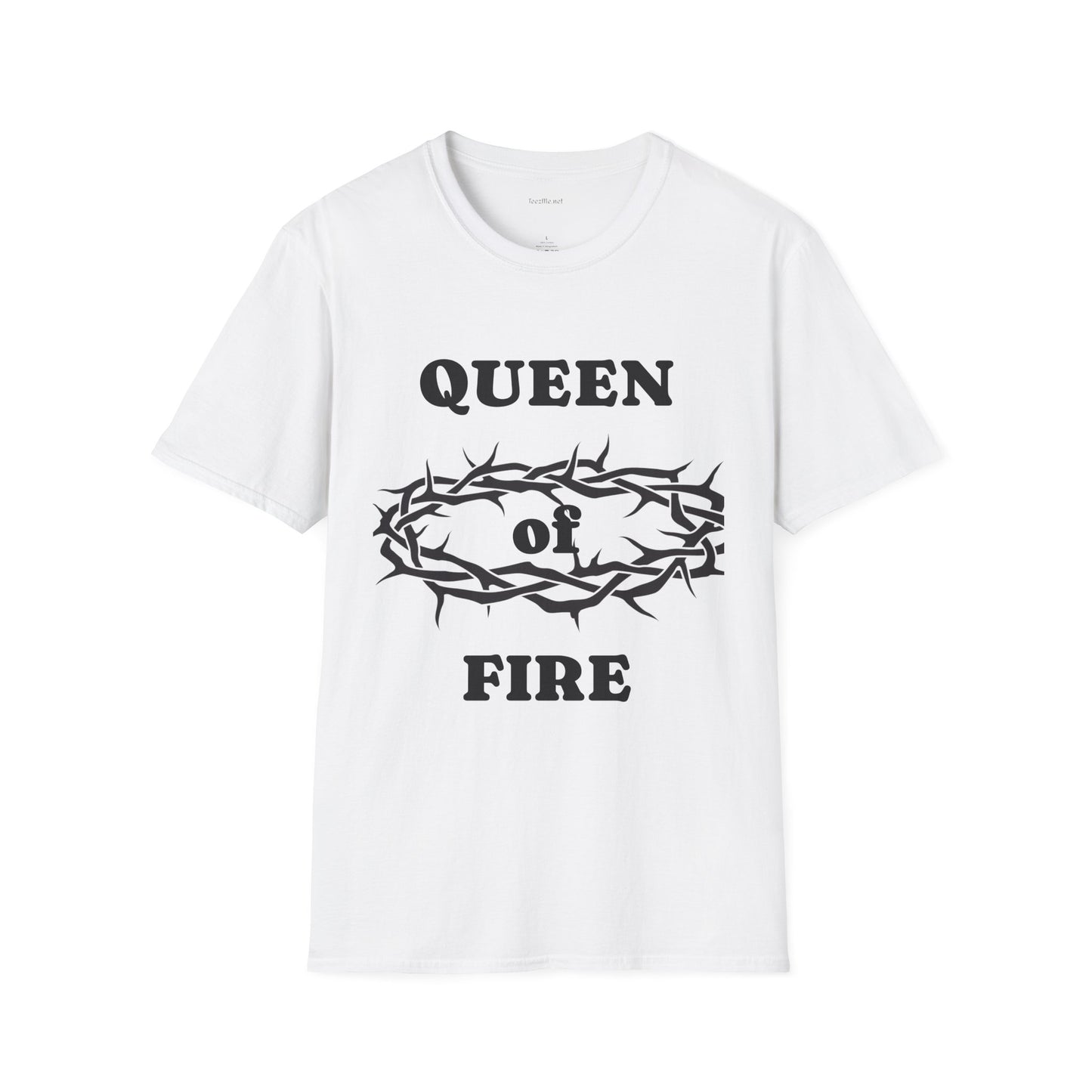 Queen of Fire - Unisex Softstyle T-Shirt 100% Cotton Graphic