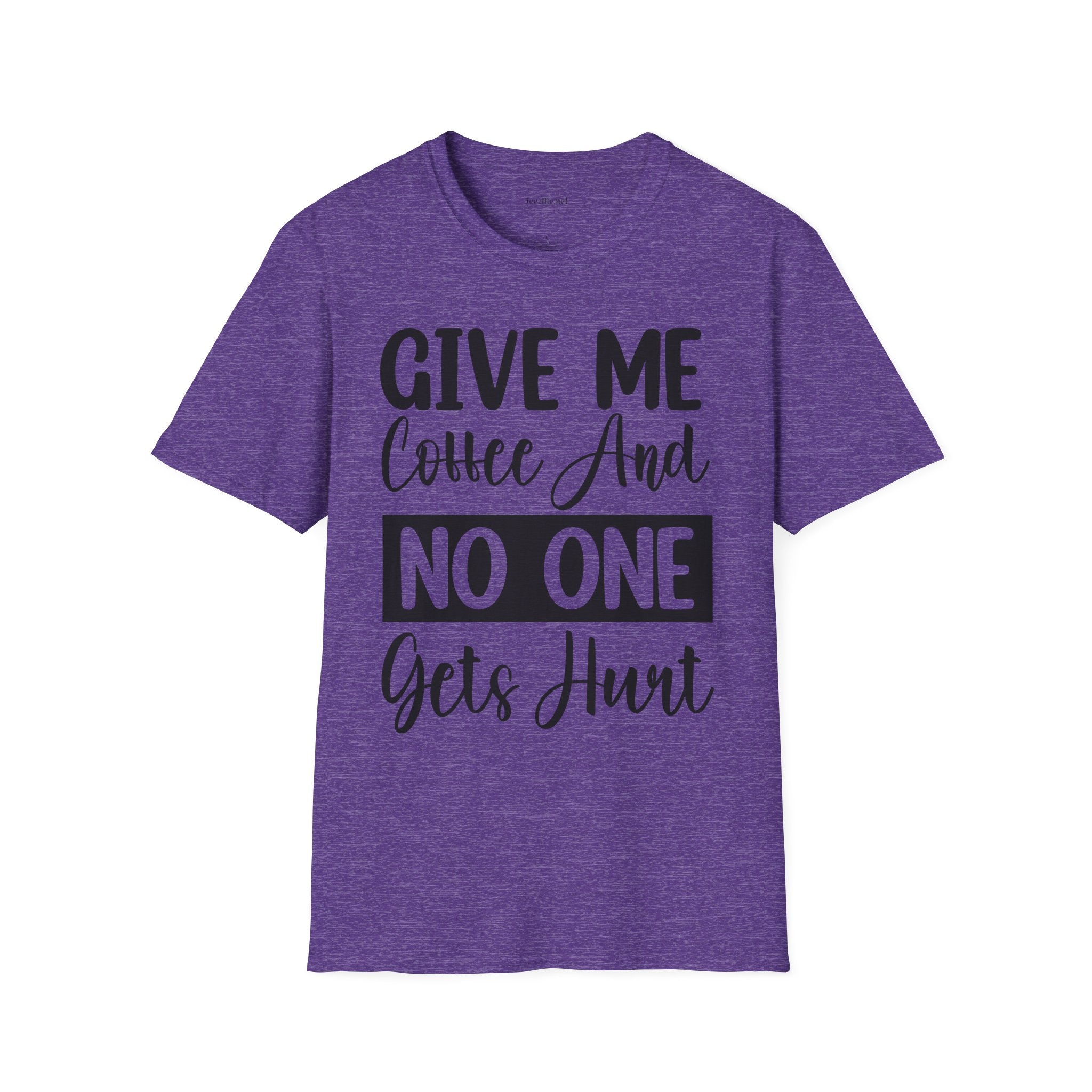 Give Me Coffee Unisex Soft Style T-Shirt 100% Cotton Graphic