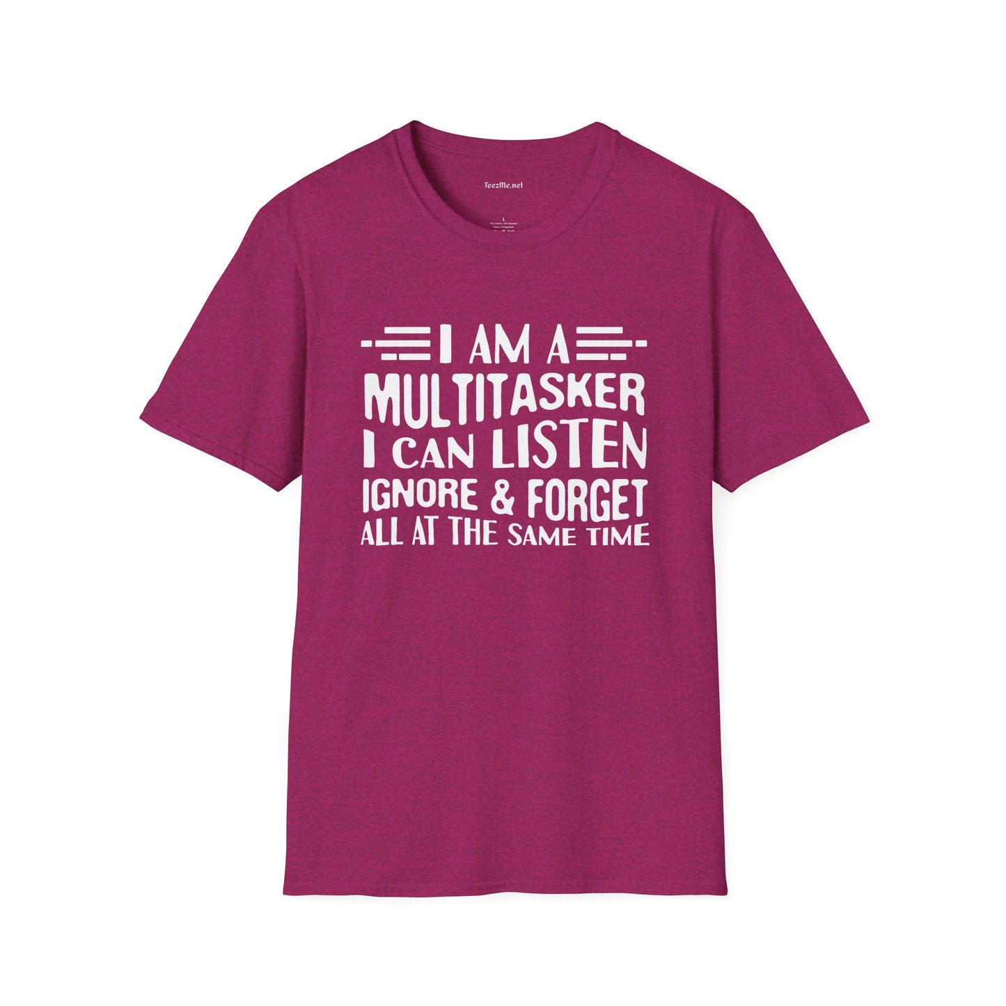 MultiTasker Unisex SoftStyle T-Shirt 100% Cotton
