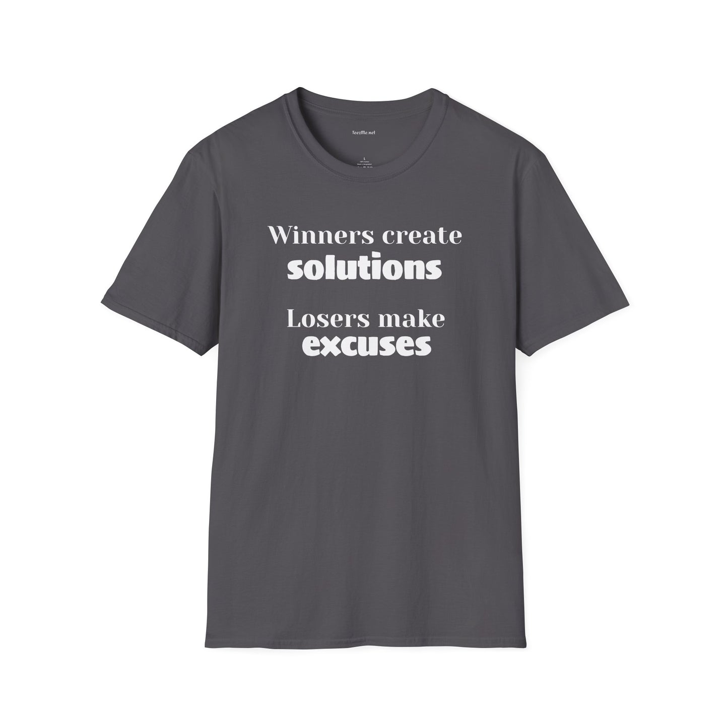 Winners create solutions - Unisex Softstyle T-Shirt 100% Cotton Graphic