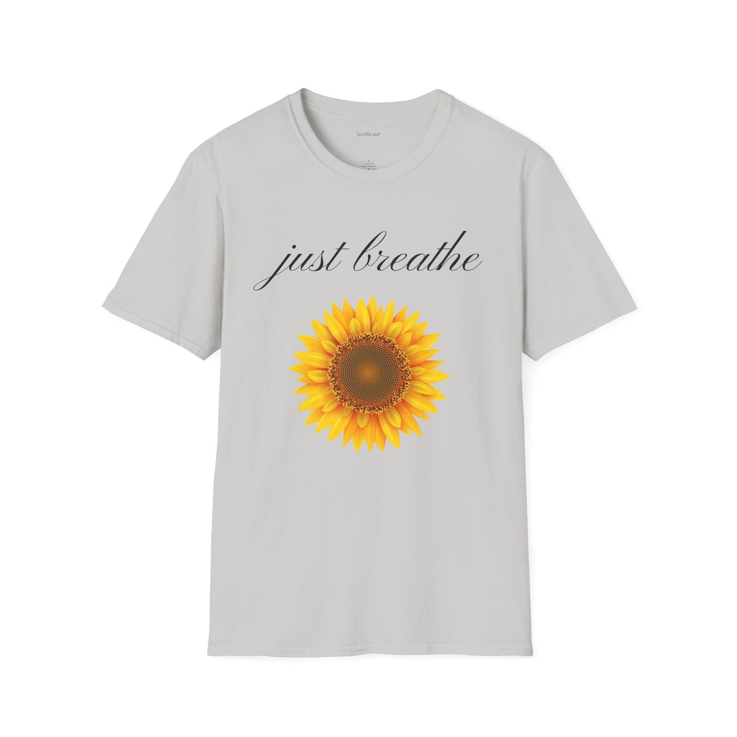Just breathe - Unisex Softstyle T-Shirt 100% Cotton Graphic