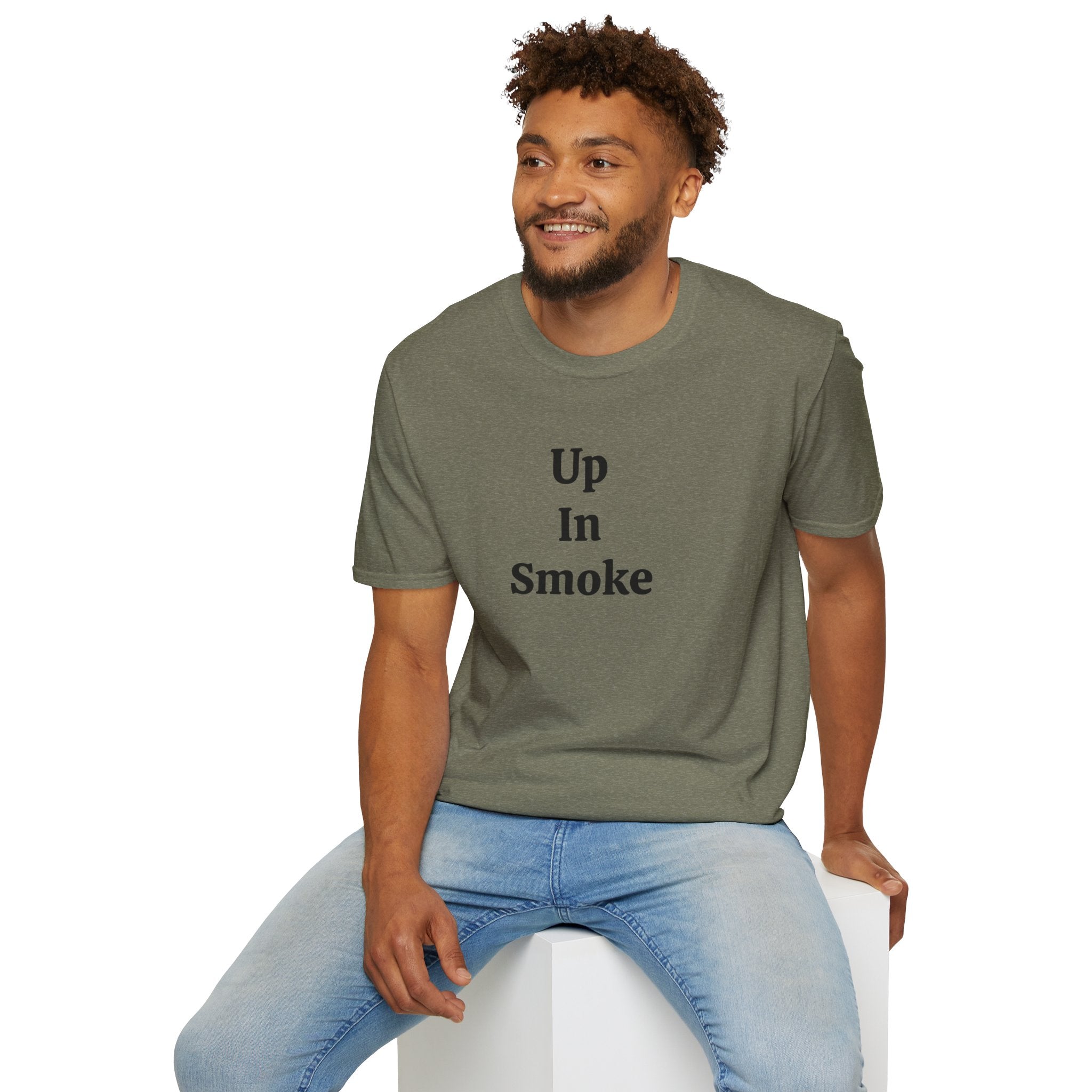 Up in Smoke - Unisex Softstyle T-Shirt 100% Cotton Graphic