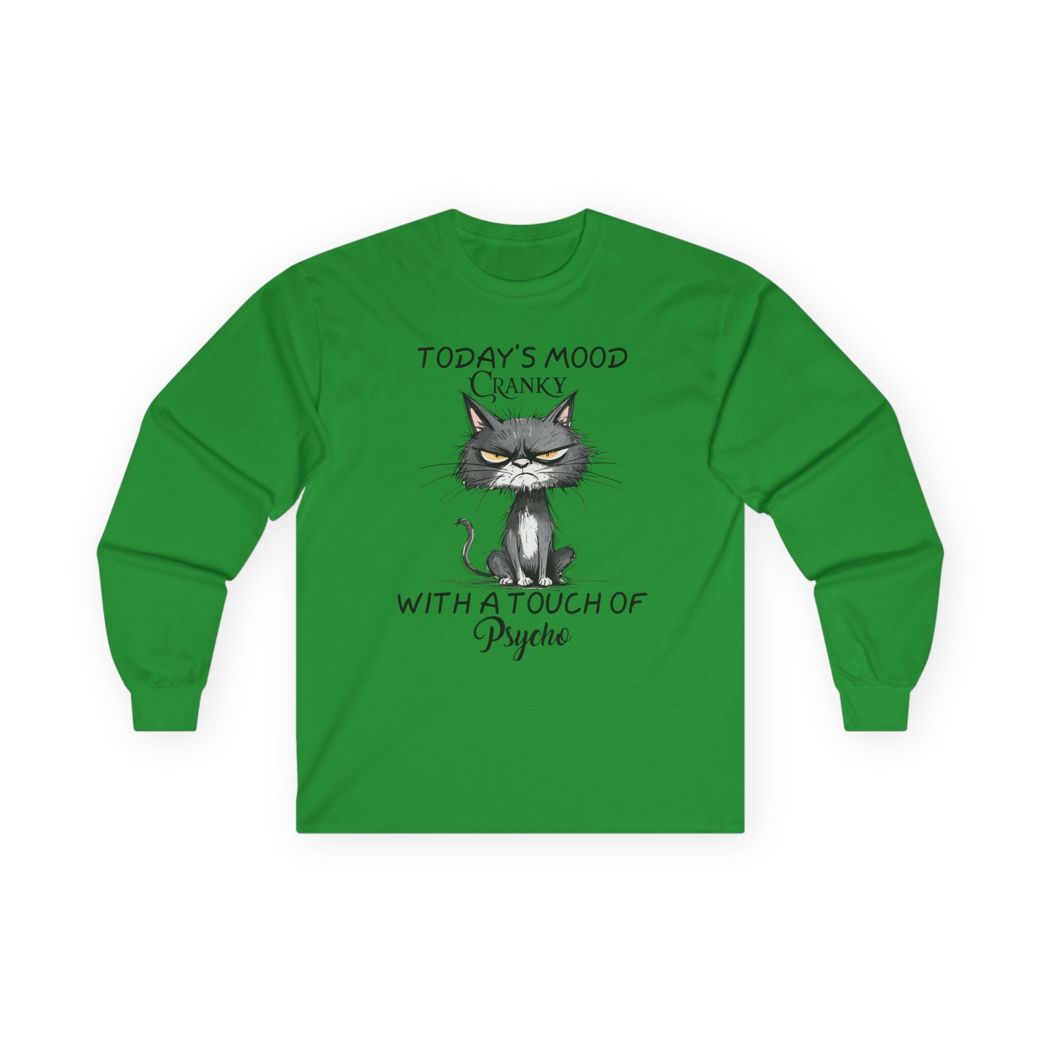 Today's Moody Cat Unisex Ultra Cotton Long Sleeve Tee