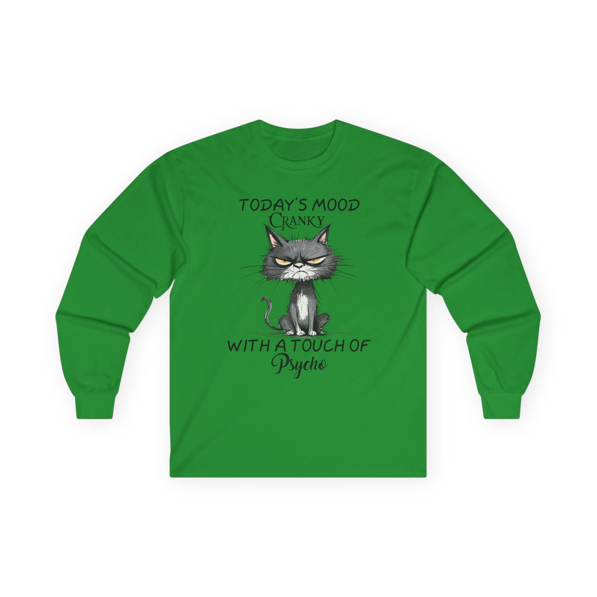 Today's Moody Cat Unisex Ultra Cotton Long Sleeve Tee