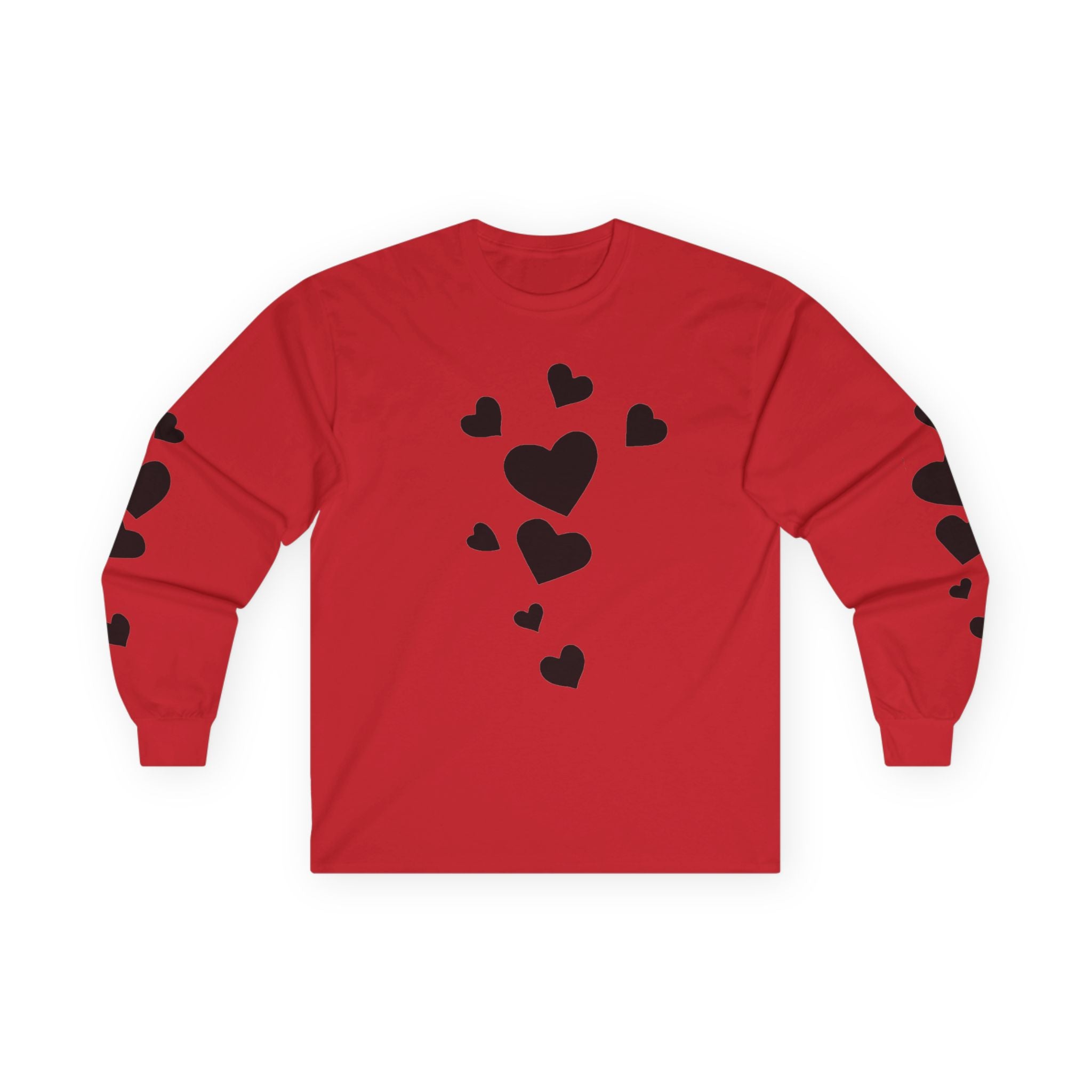 Hearts all over - Unisex Ultra Cotton Long Sleeve Tee