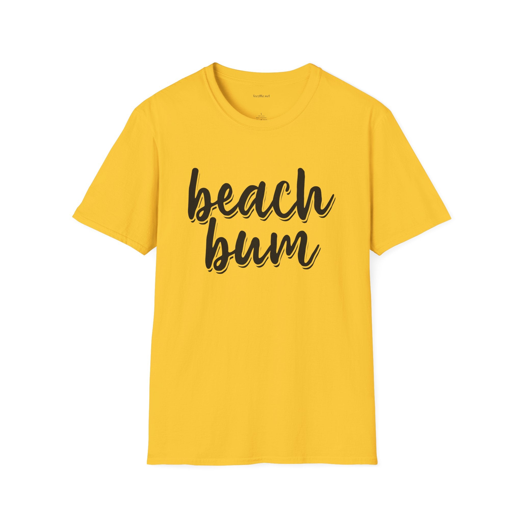 Beach Bum - Unisex Softstyle T-Shirt 100% Cotton Graphic (1)
