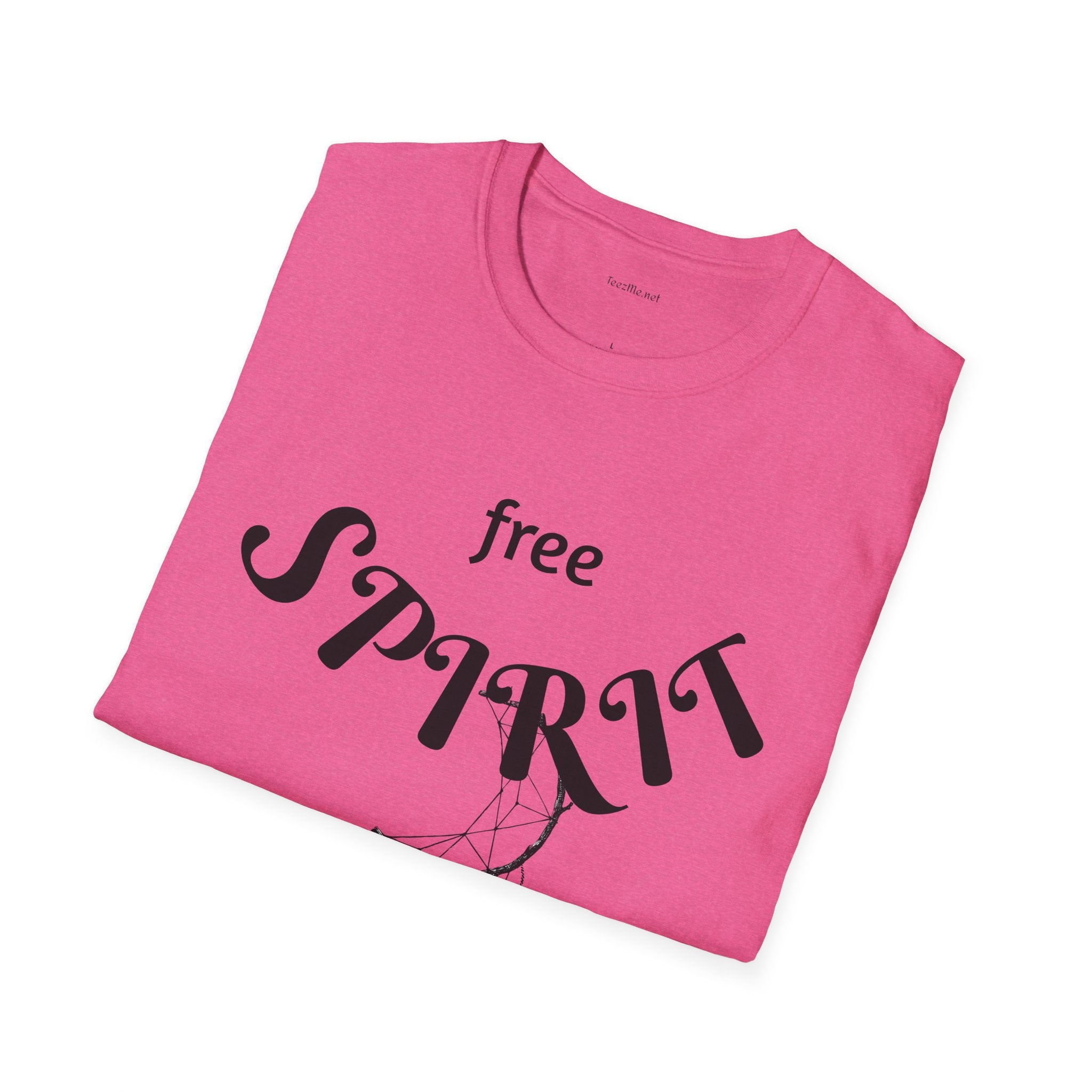 free SPIRIT - Unisex Softstyle T-Shirt 100% Cotton Graphic