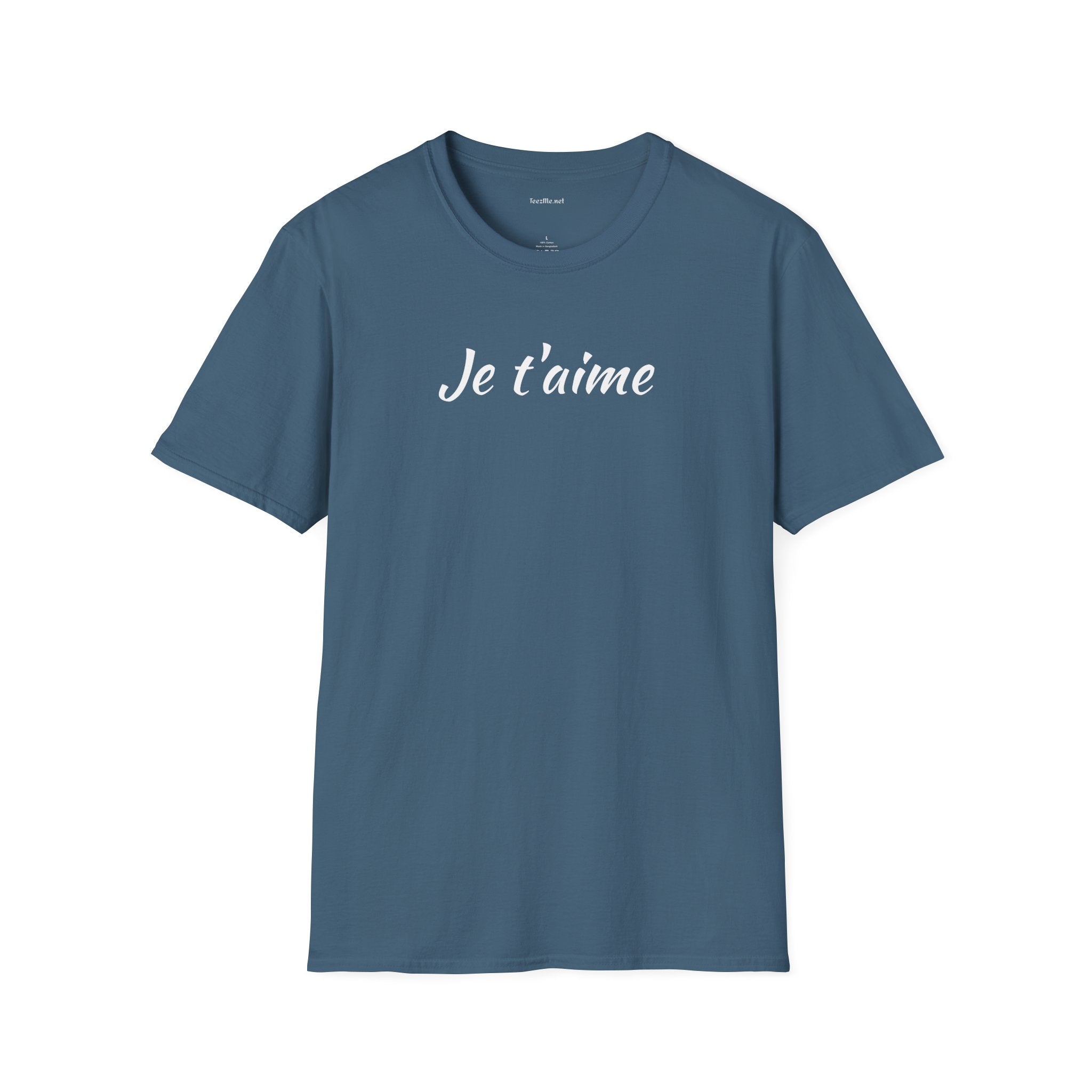 Je t'aime - Unisex Softstyle T-Shirt 100% Cotton Graphic