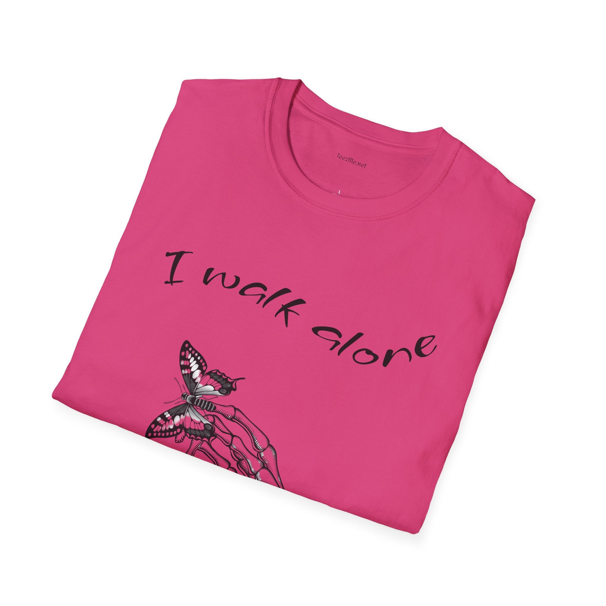 I walk alone - Unisex Softstyle T-Shirt 100% Cotton Graphic